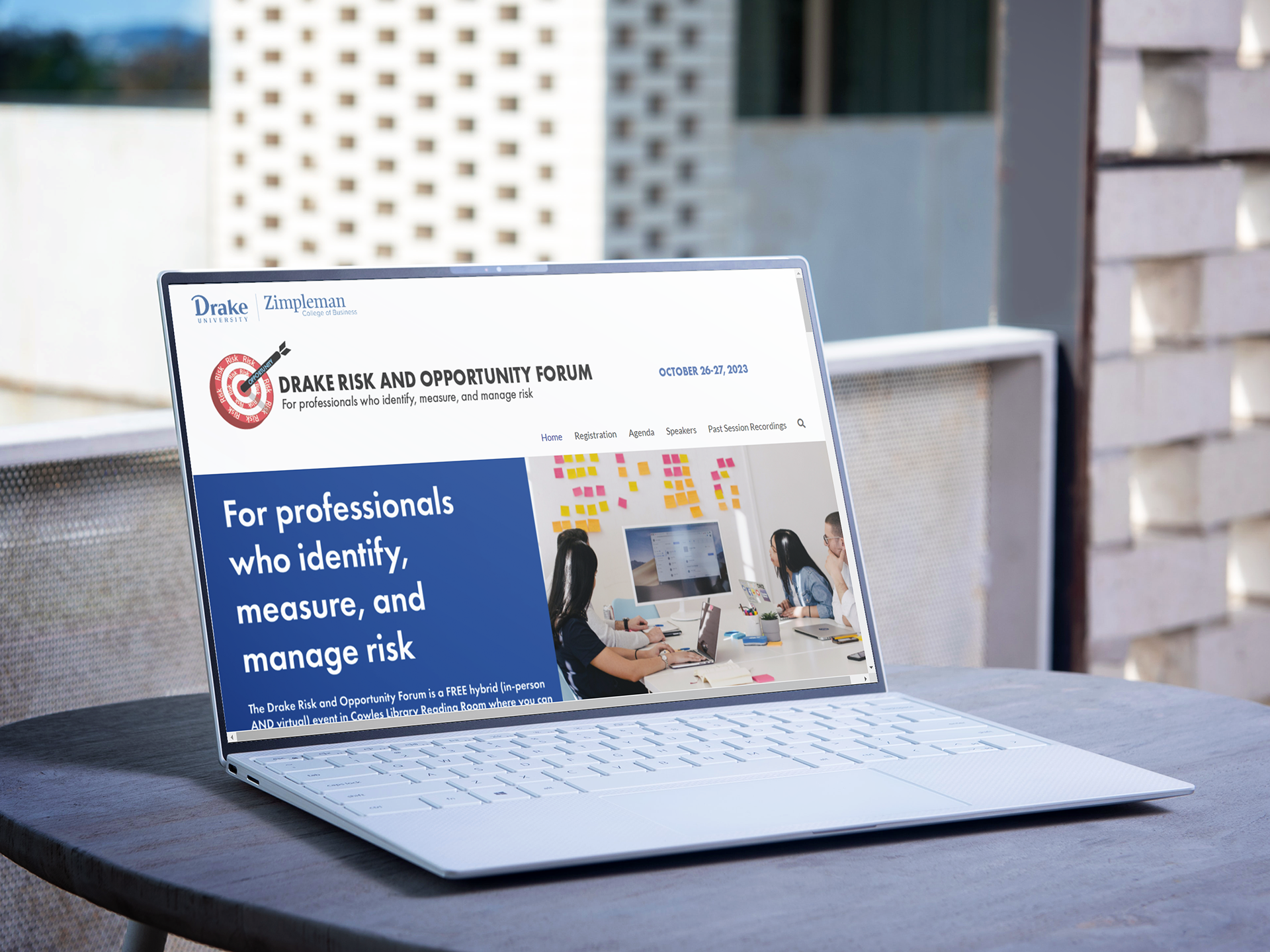Header and graphic