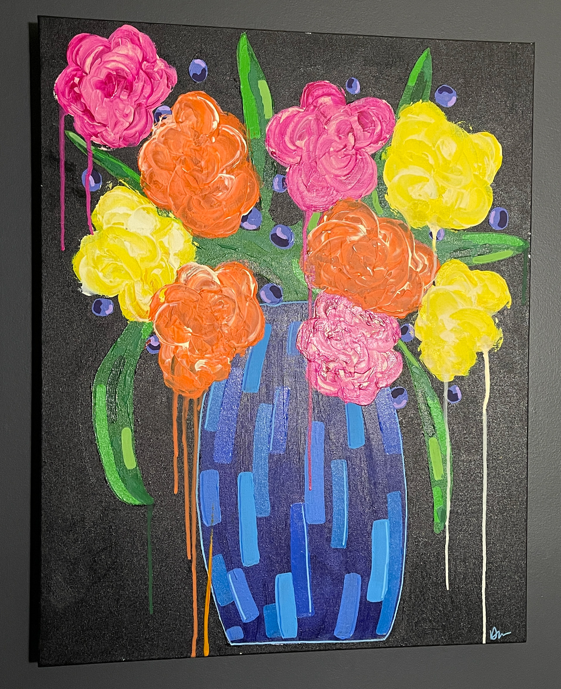 Whimsical Flora 24x30