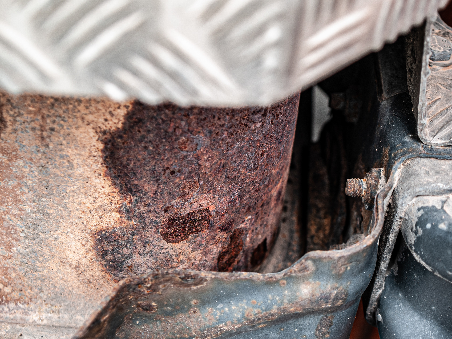 Corrosion on Vehicle
