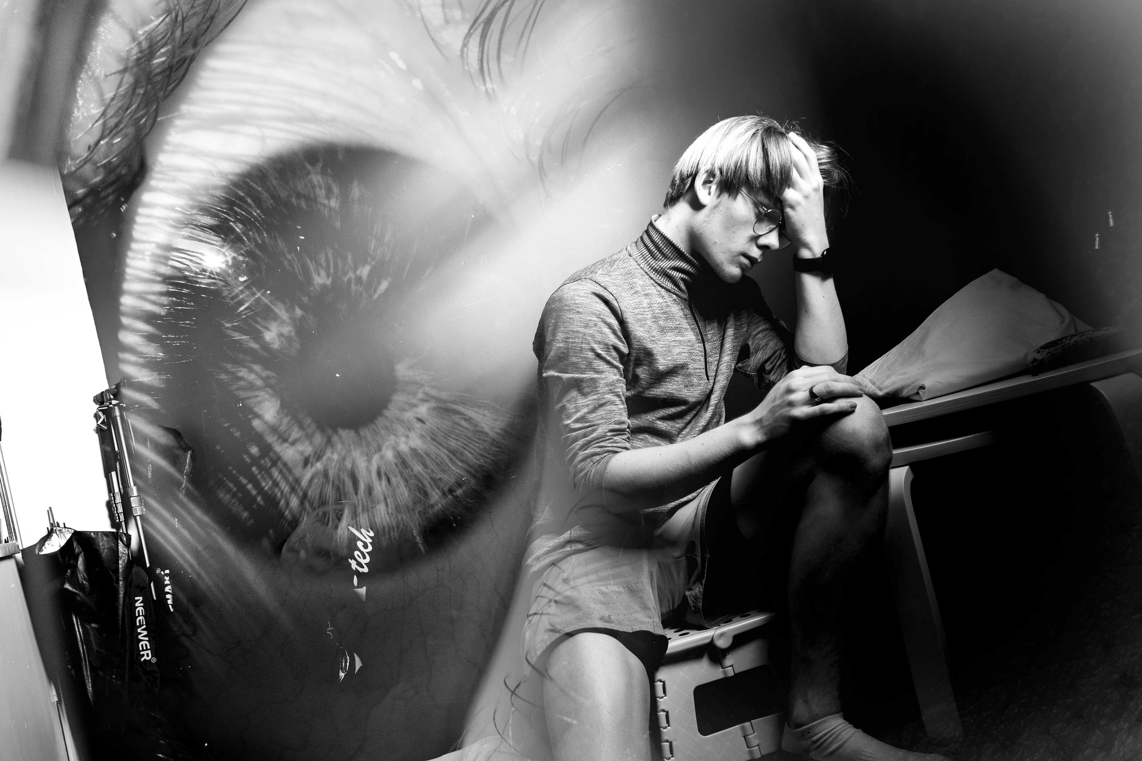 Self Portrait - Double Exposure Environmental Portrait