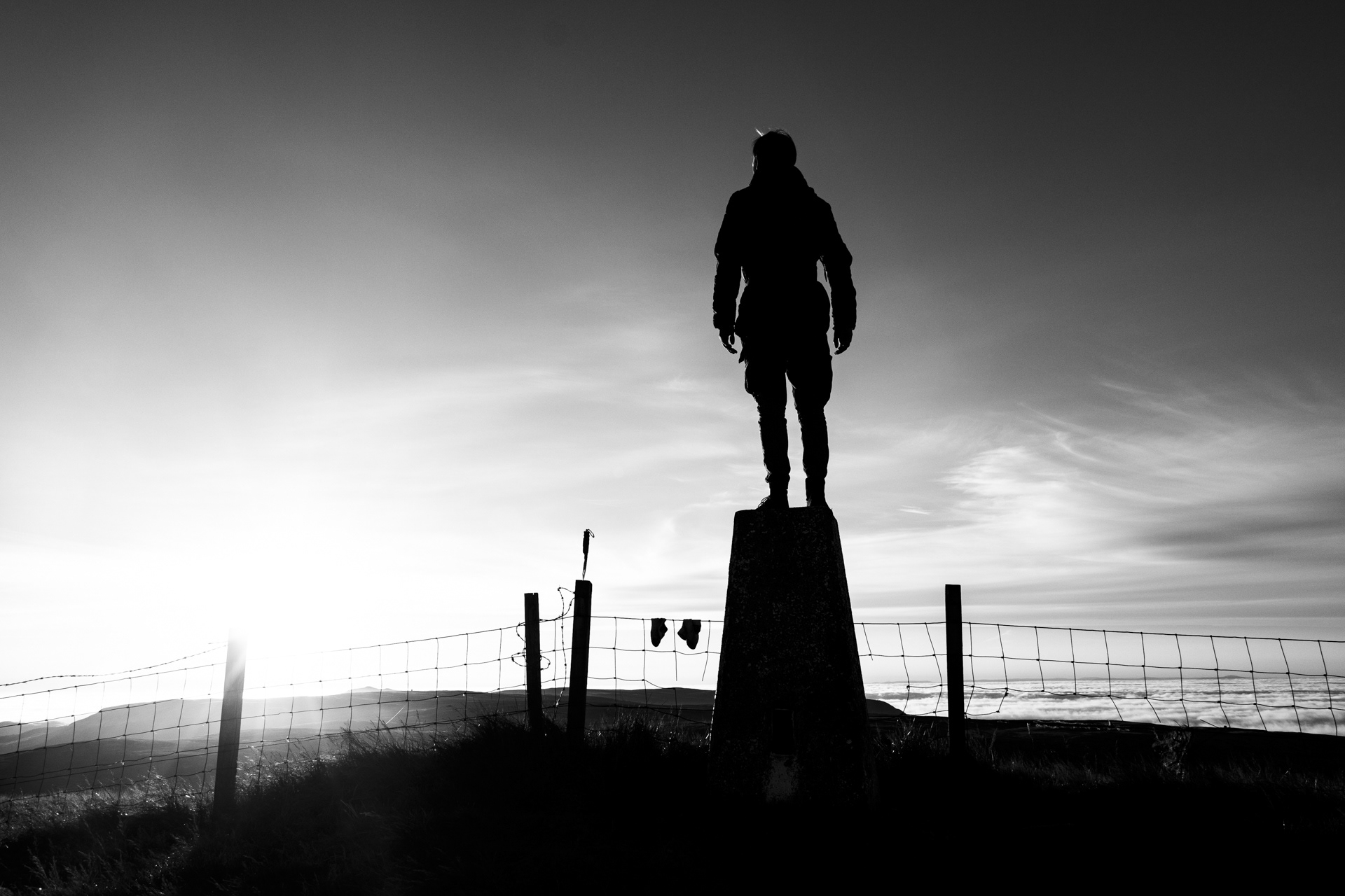 Self Portrait - Earl’s Seat Trig Point