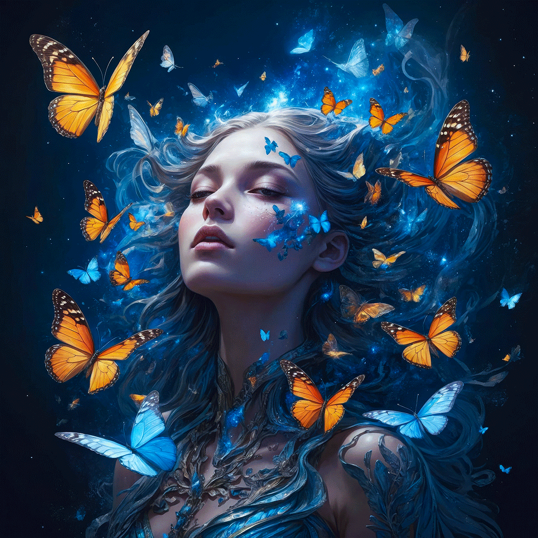 Becoming Butterflies - Digital Art by Andrew Kavanagh