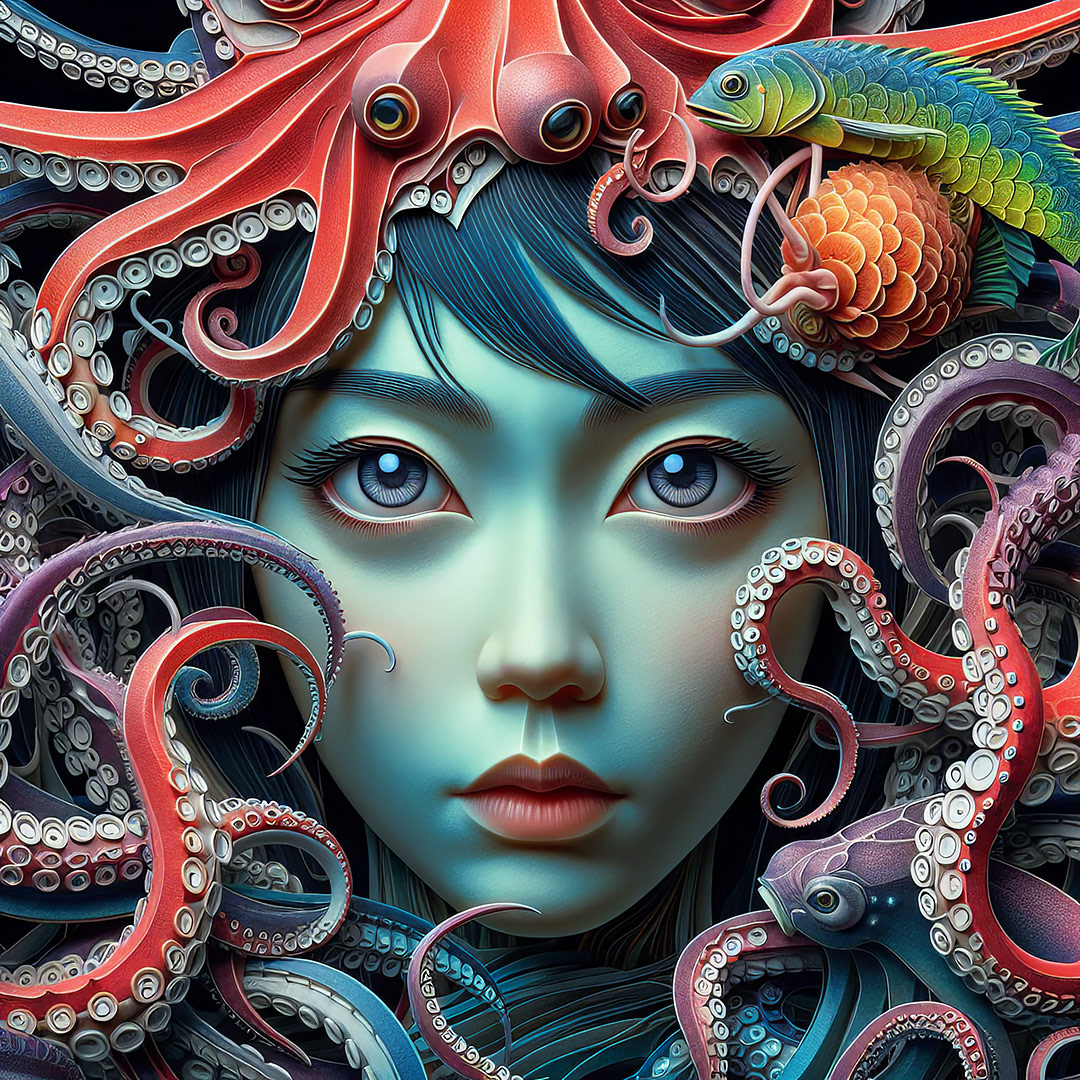 Sea Goddess 2 - Digital Art by Andrew Kavanagh