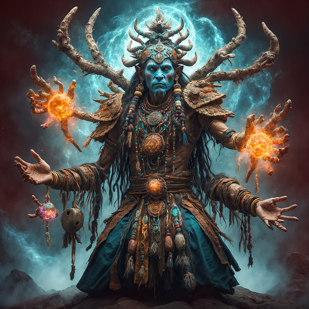 The Shaman - Digital Art by Andrew Kavanagh