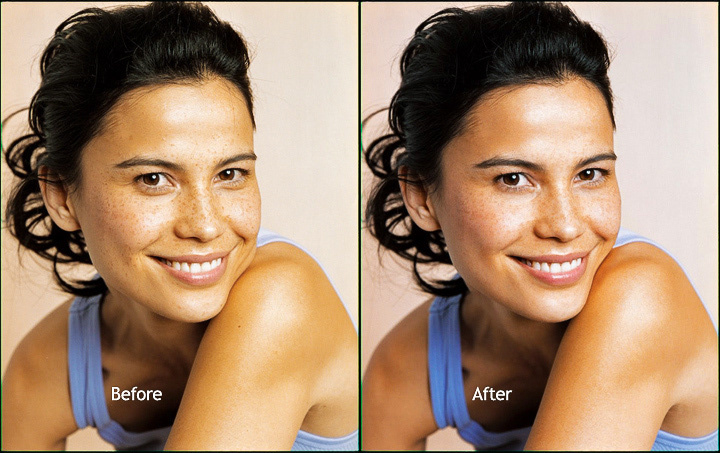 2 - Portrait Retouching for Herbalife by Andrew Kavanagh. Image edited with Adobe Photoshop.