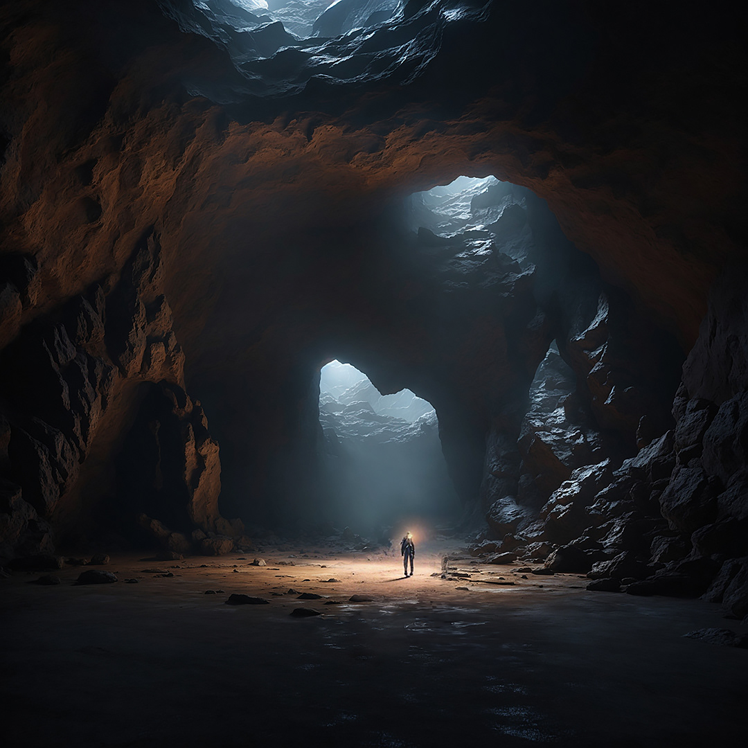Alone - Digital Art by Andrew Kavanagh