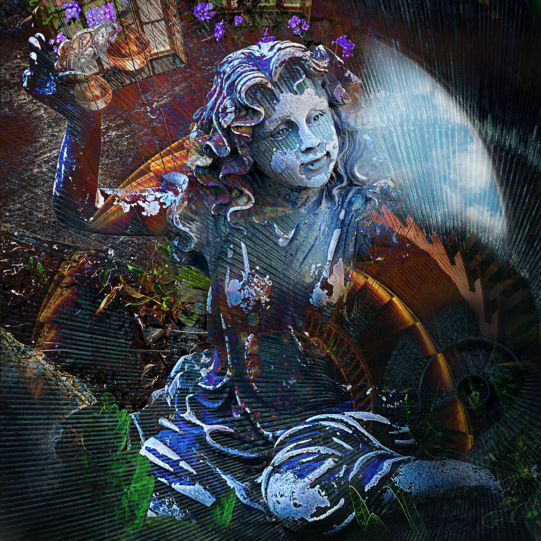 Stopping Time - Photo Montage by Andrew Kavanagh. Created with Adobe Photoshop
