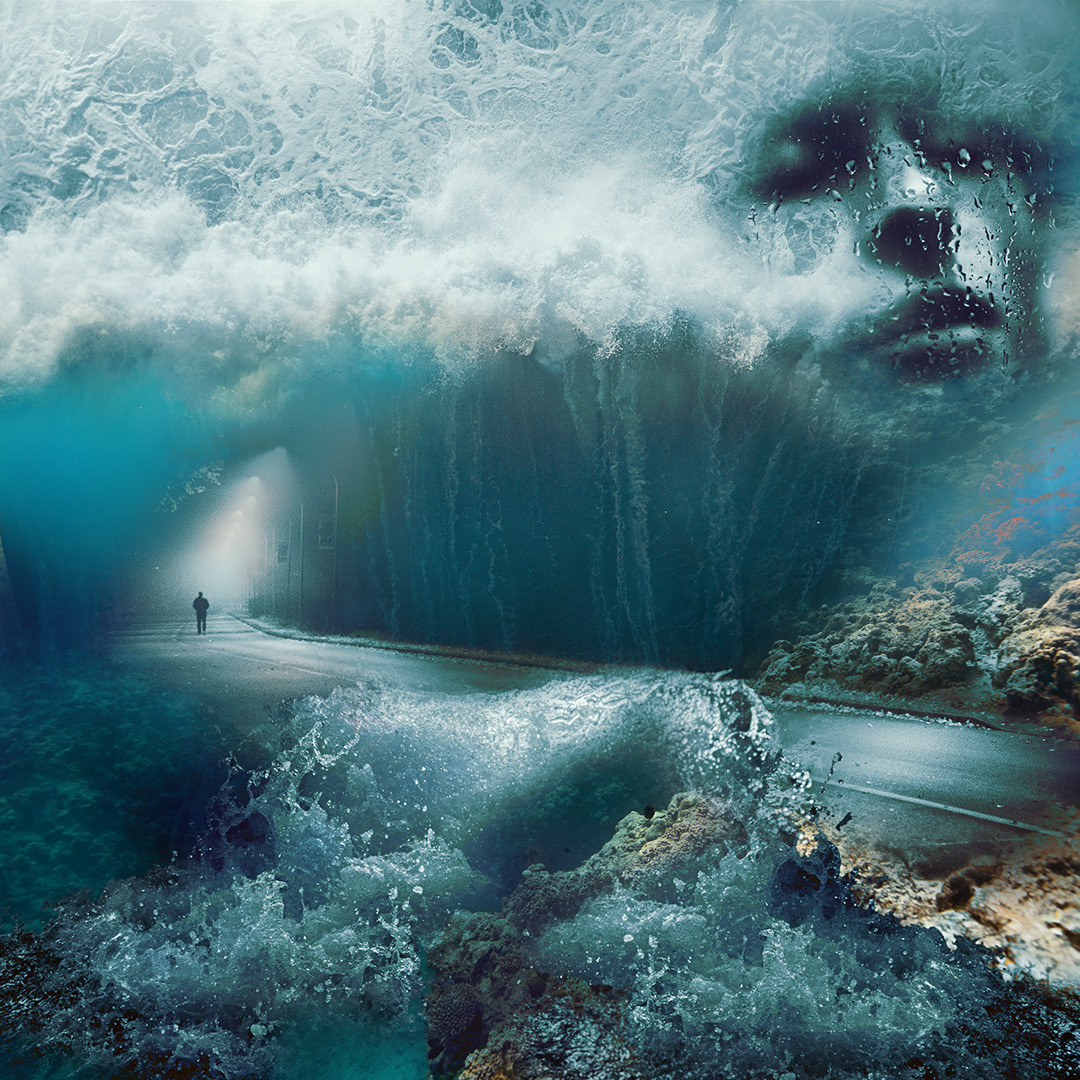 Becoming Water - Digital Art by Andrew Kavanagh