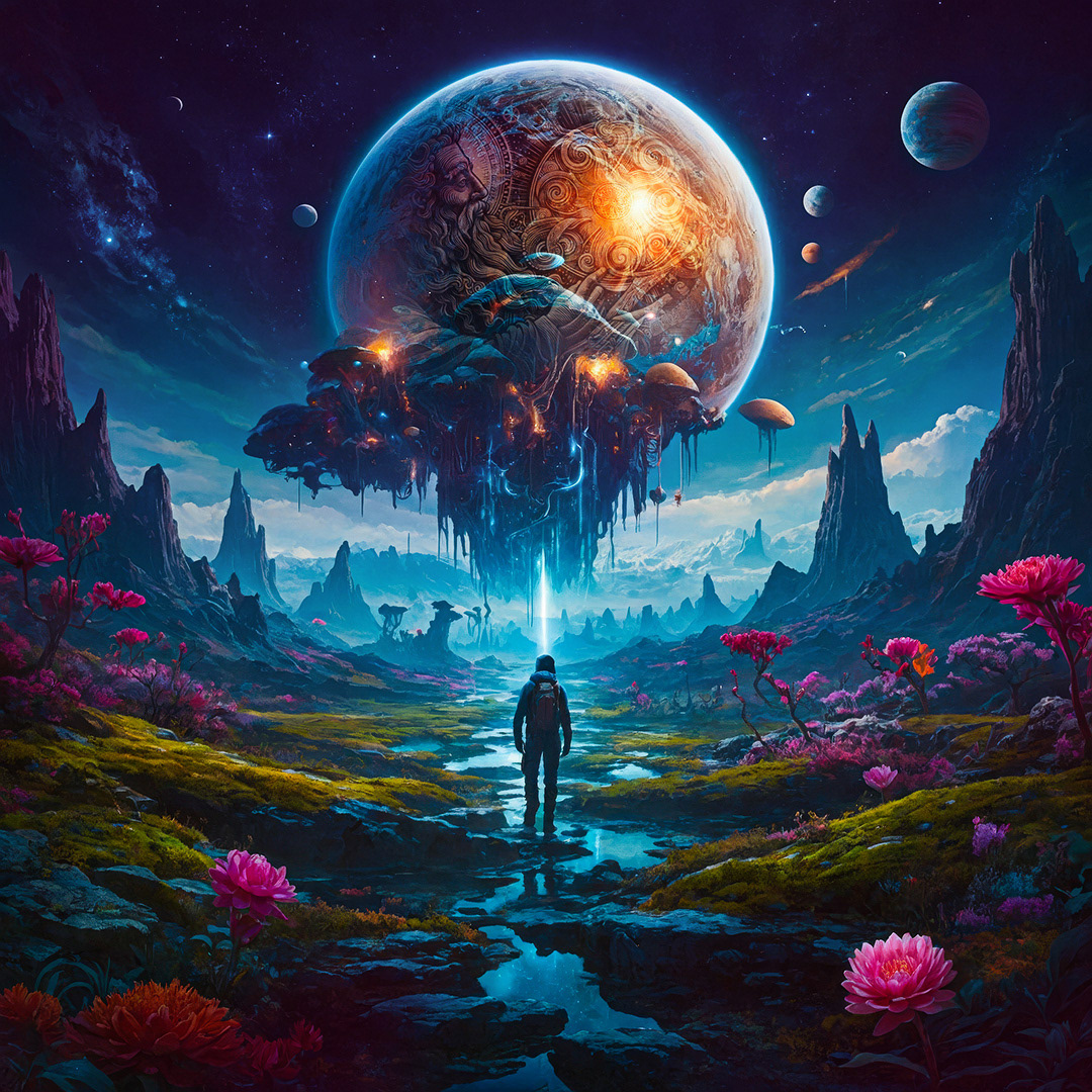 Visiting Other Planets - Digital Art by Andrew Kavanagh