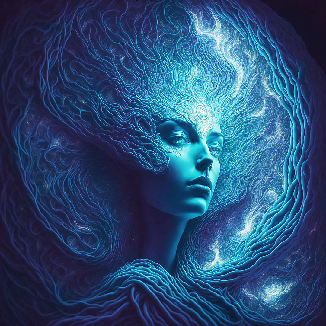 Goddess Dreams of Light - Digital Art by Andrew Kavanagh