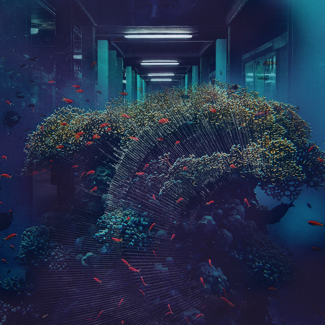 Submerged - Digital Art - Photo Montage by Andrew Kavanagh. Created with Adobe Photoshop