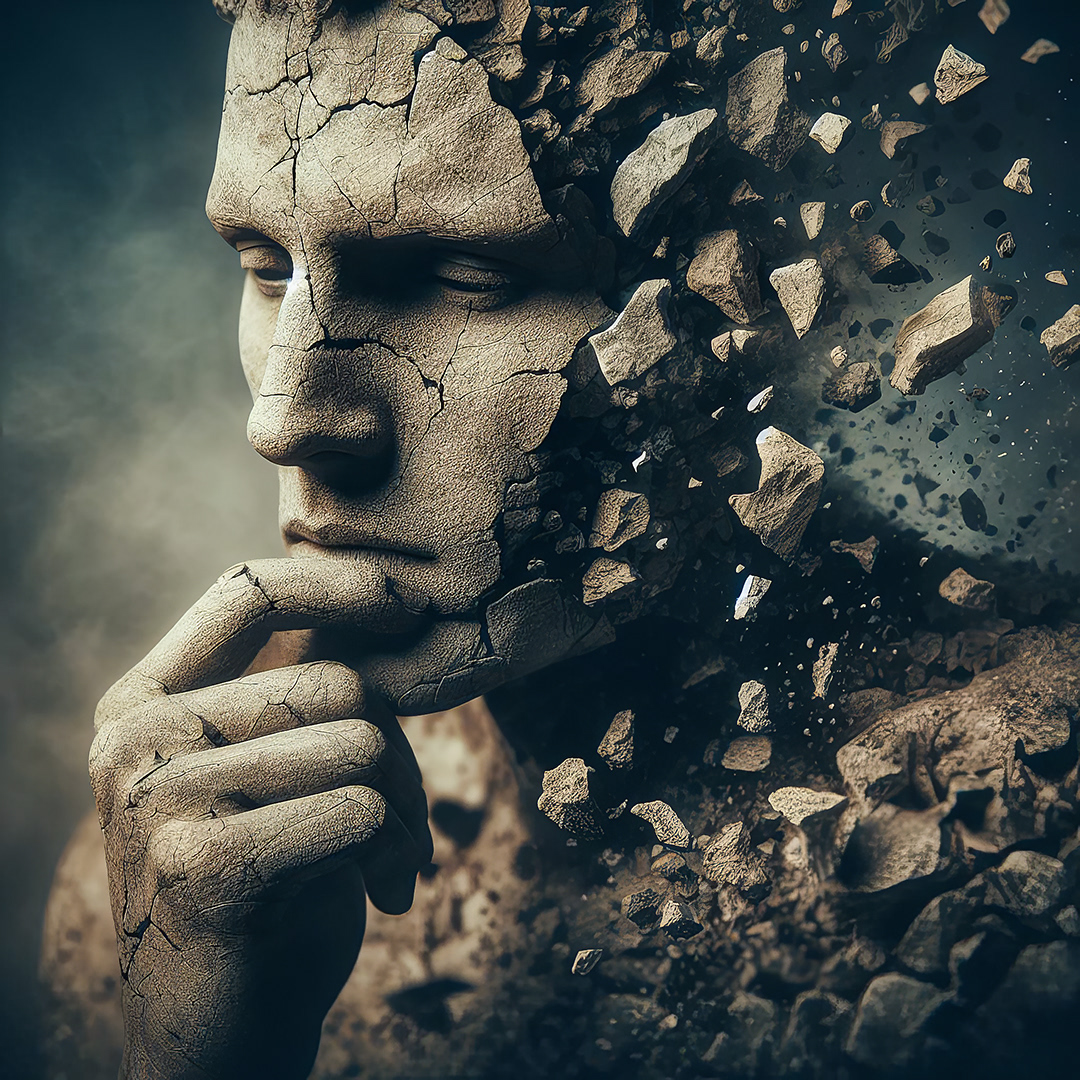 The Thinker - Digital Art by Andrew Kavanagh