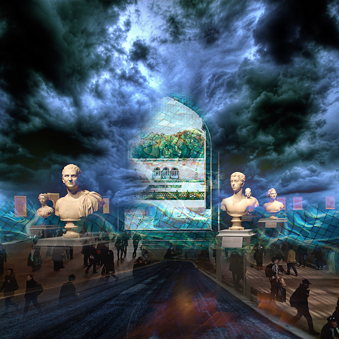 Talking Sky - Photo Montage by Andrew Kavanagh. Created with Adobe Photoshop