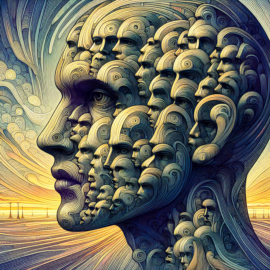 Self Reflection - Digital Art by Andrew Kavanagh