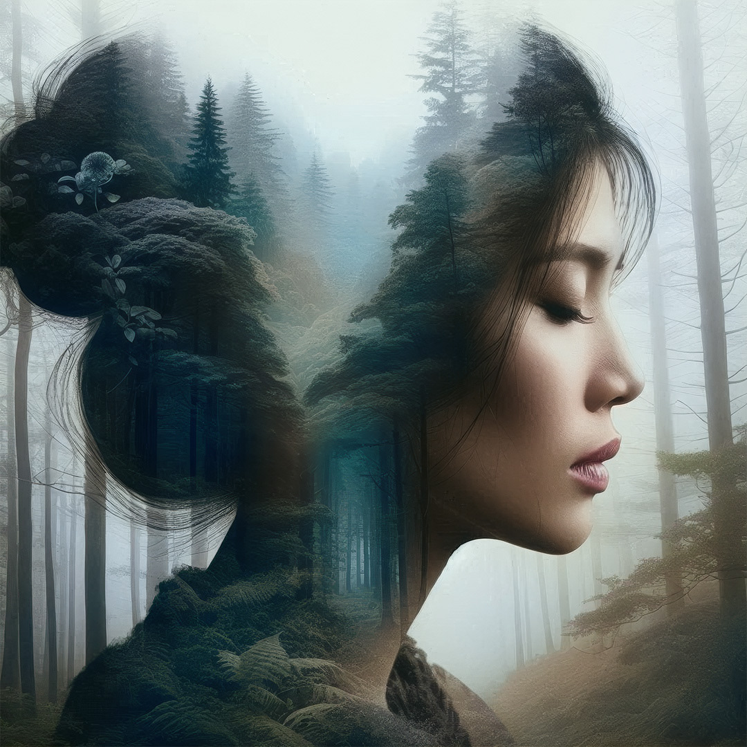Merging with Nature 3 - Digital Art by Andrew Kavanagh
