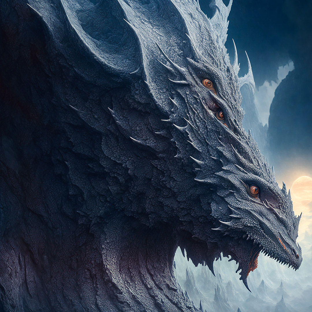 Dragon - Digital Art by Andrew Kavanagh