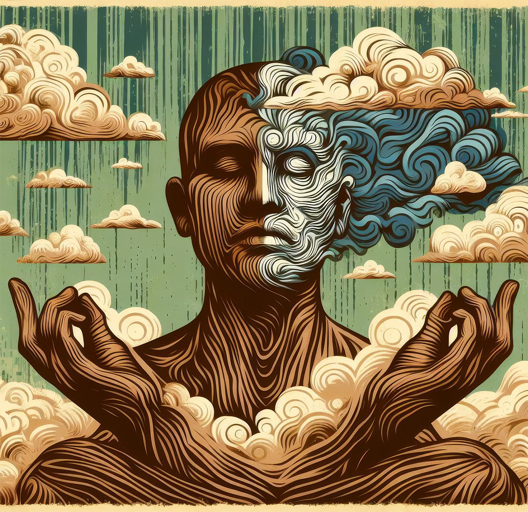 Love of Meditation 2 - Digital Art by Andrew Kavanagh