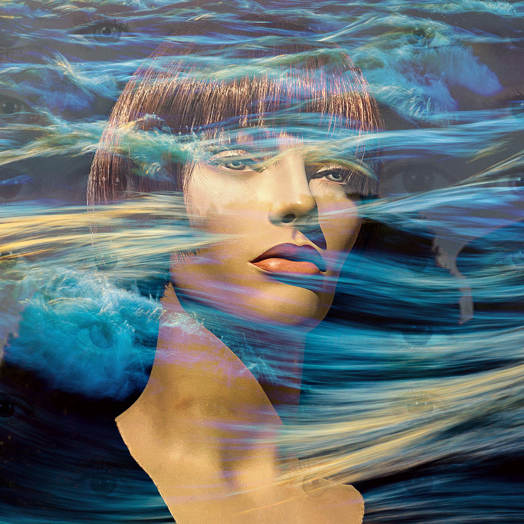 Sea of Eyes - Photo Montage by Andrew Kavanagh. Created with Adobe Photoshop