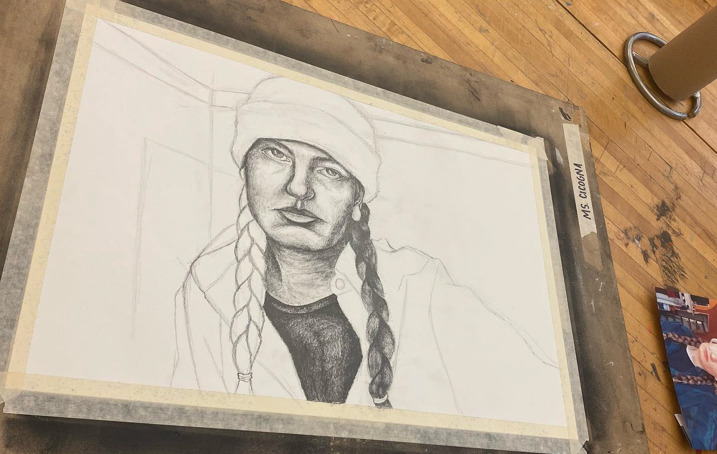 At this point I was still unsure of the background composition, but knew that this image of myself showcased emotional weight that background imagery had to help explain to the viewer.
