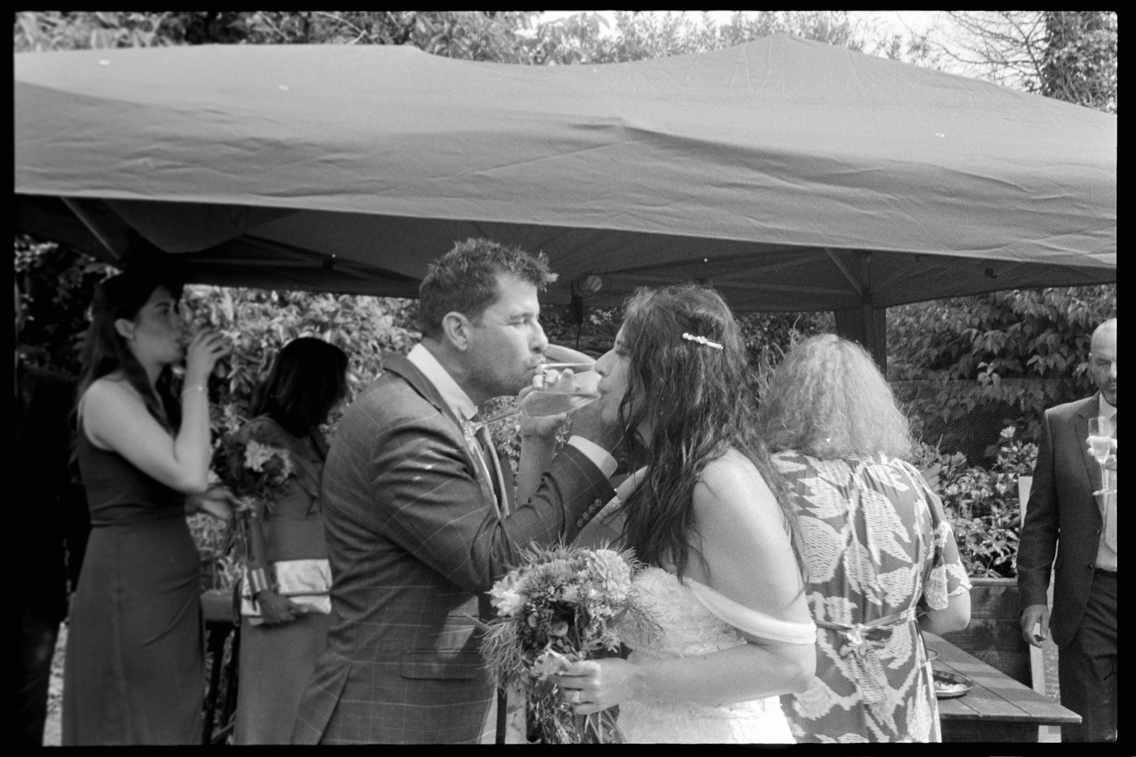 James & Lisa's wedding : Taken on Canon p ilford hp5