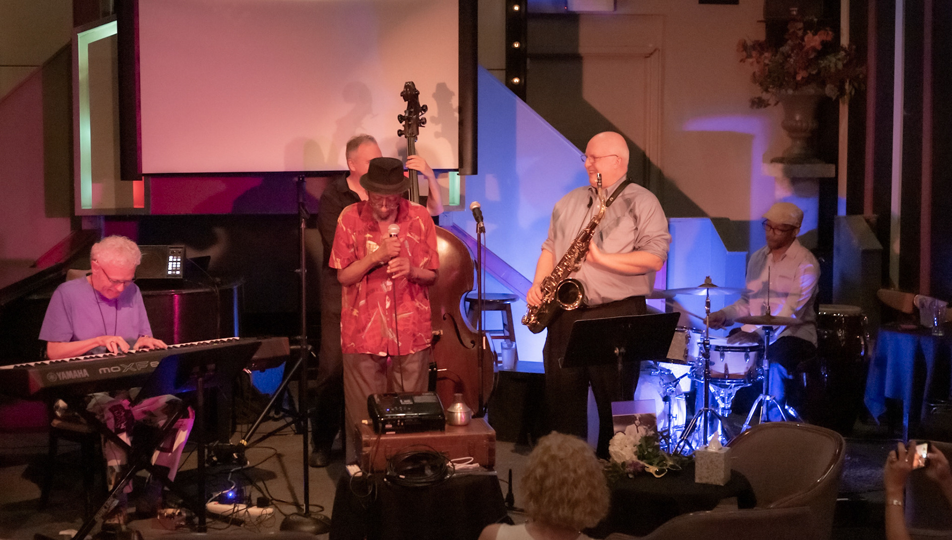 Doc jamming with Horace and co