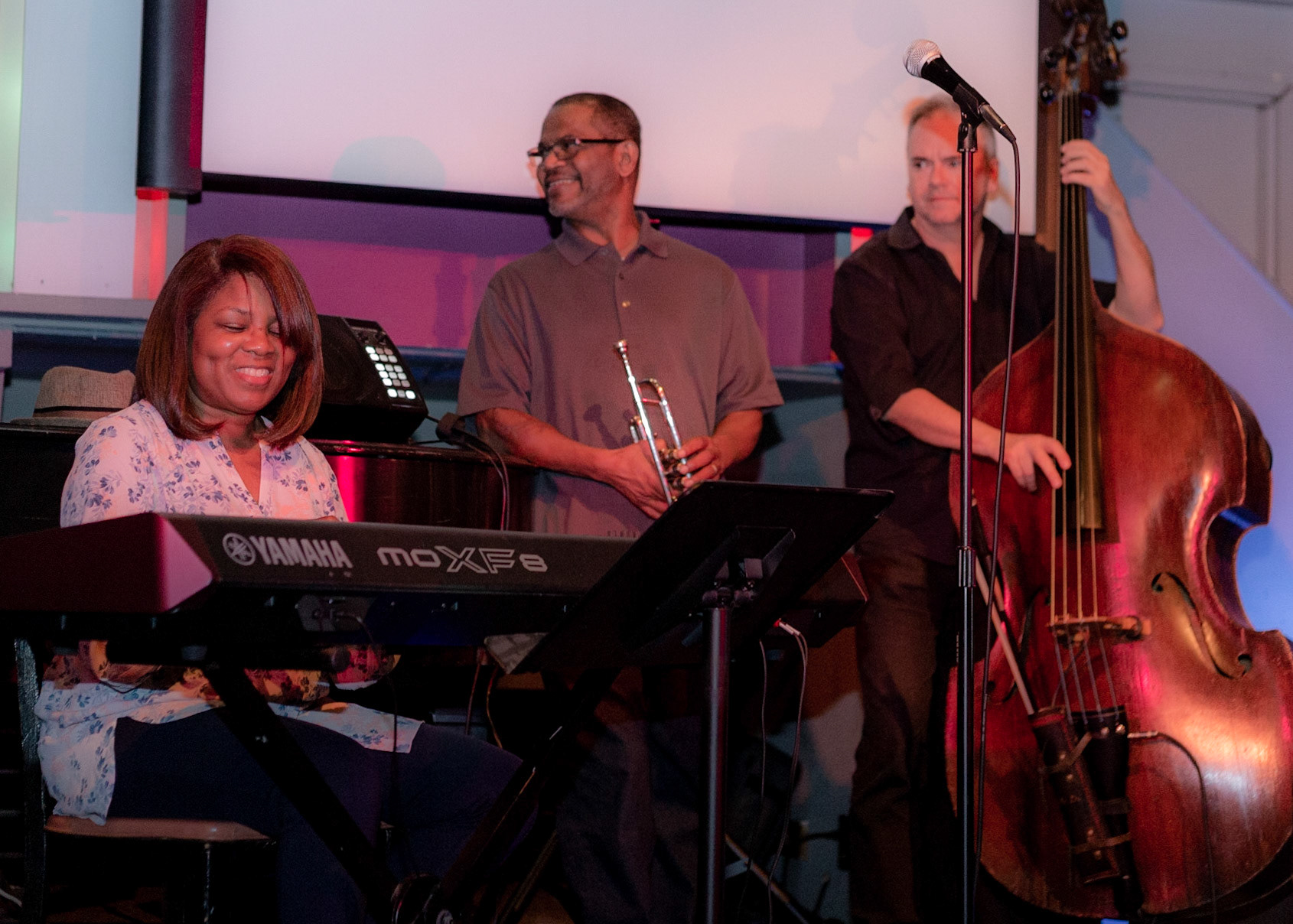 Stephanie York Blue with Victor and David