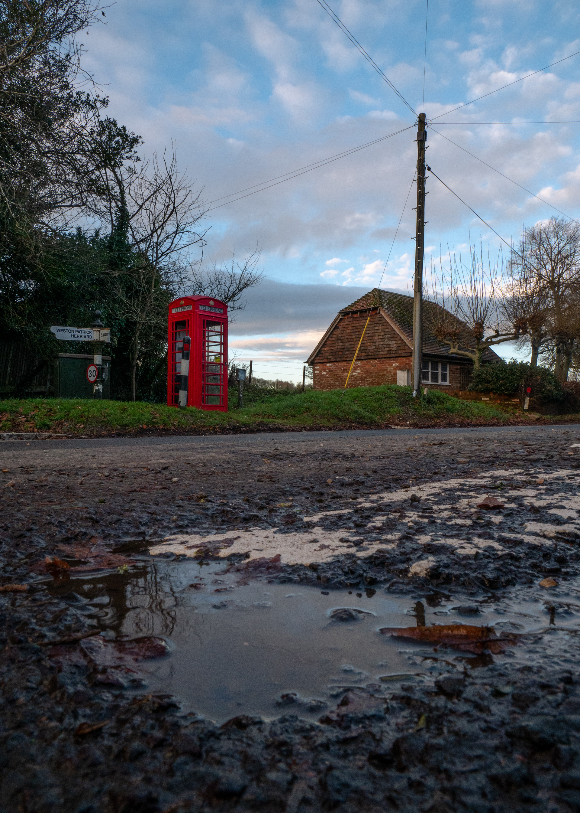 Puddle & Phone Booth