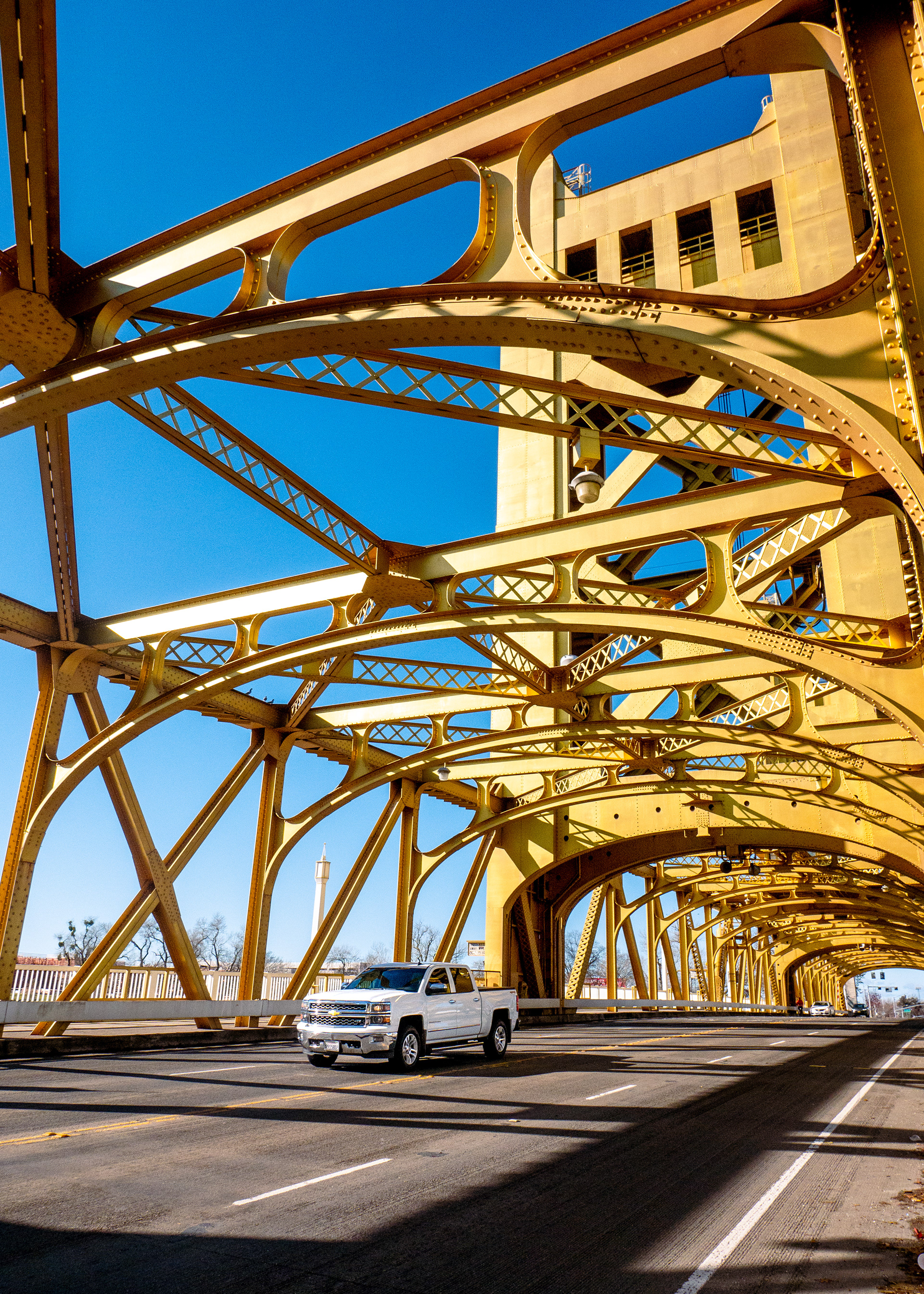 Truck on a Bridge