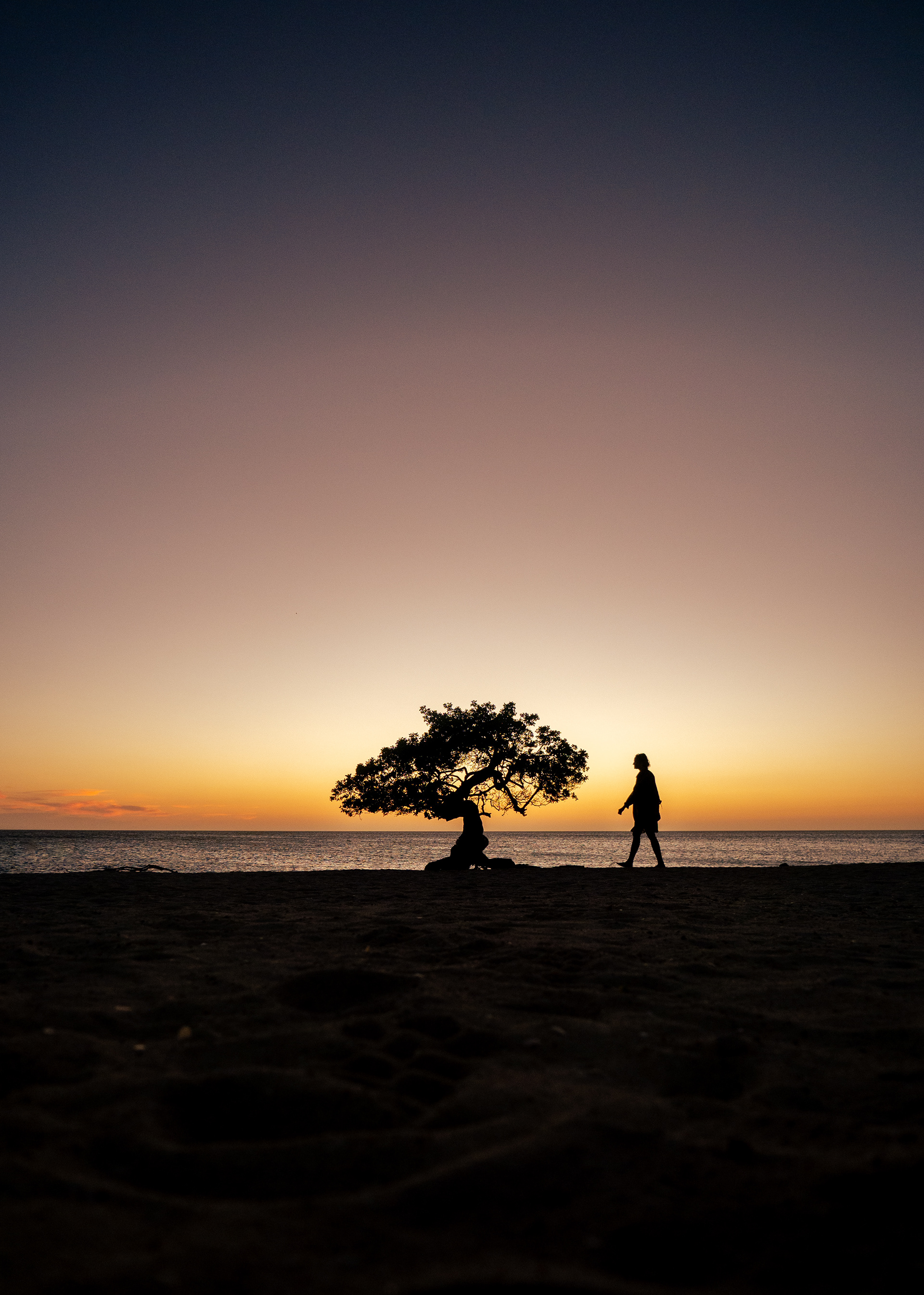 Walking Along Eagle Beach