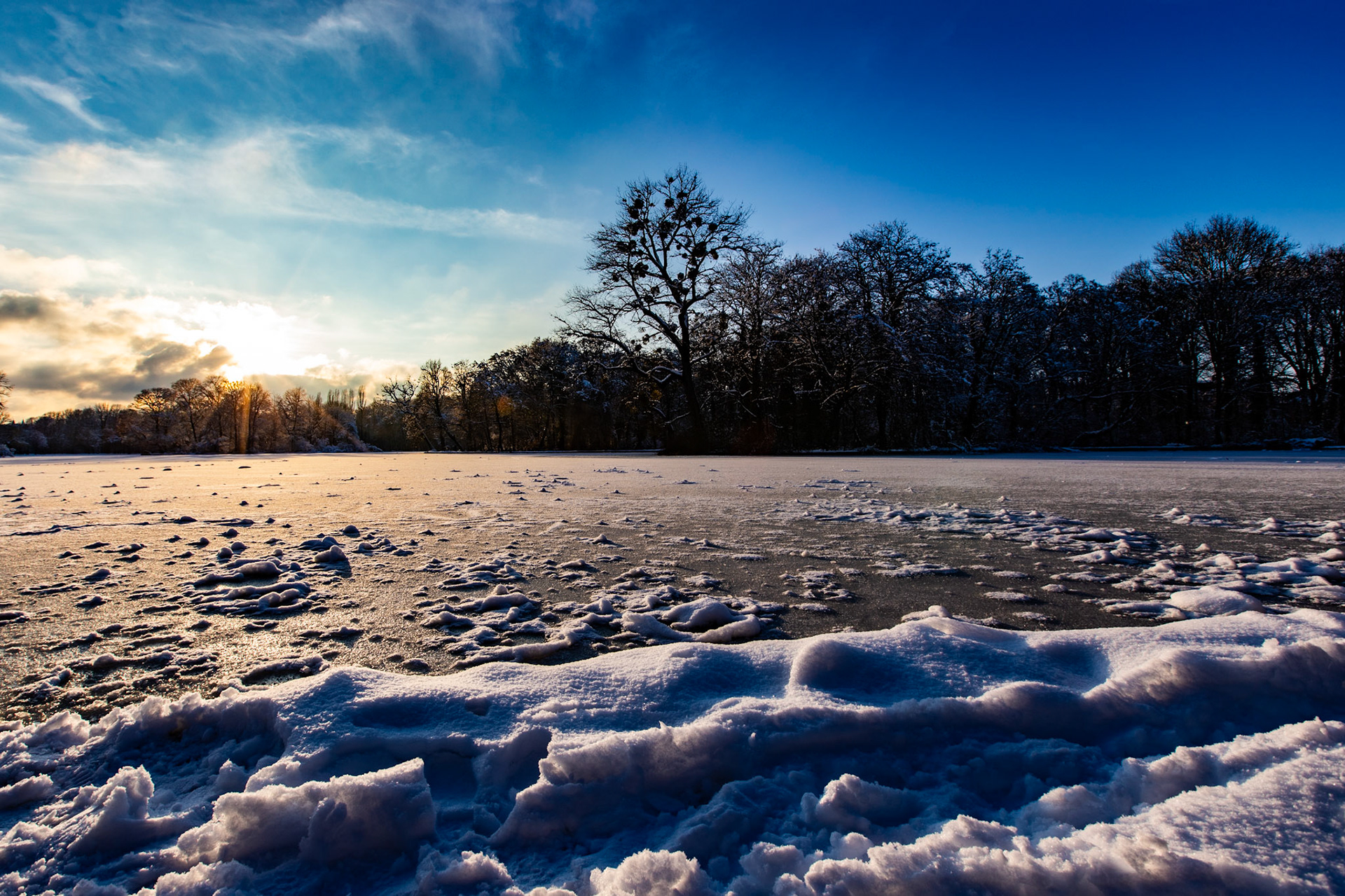  Februar 2019 München Kleinhesseloher See