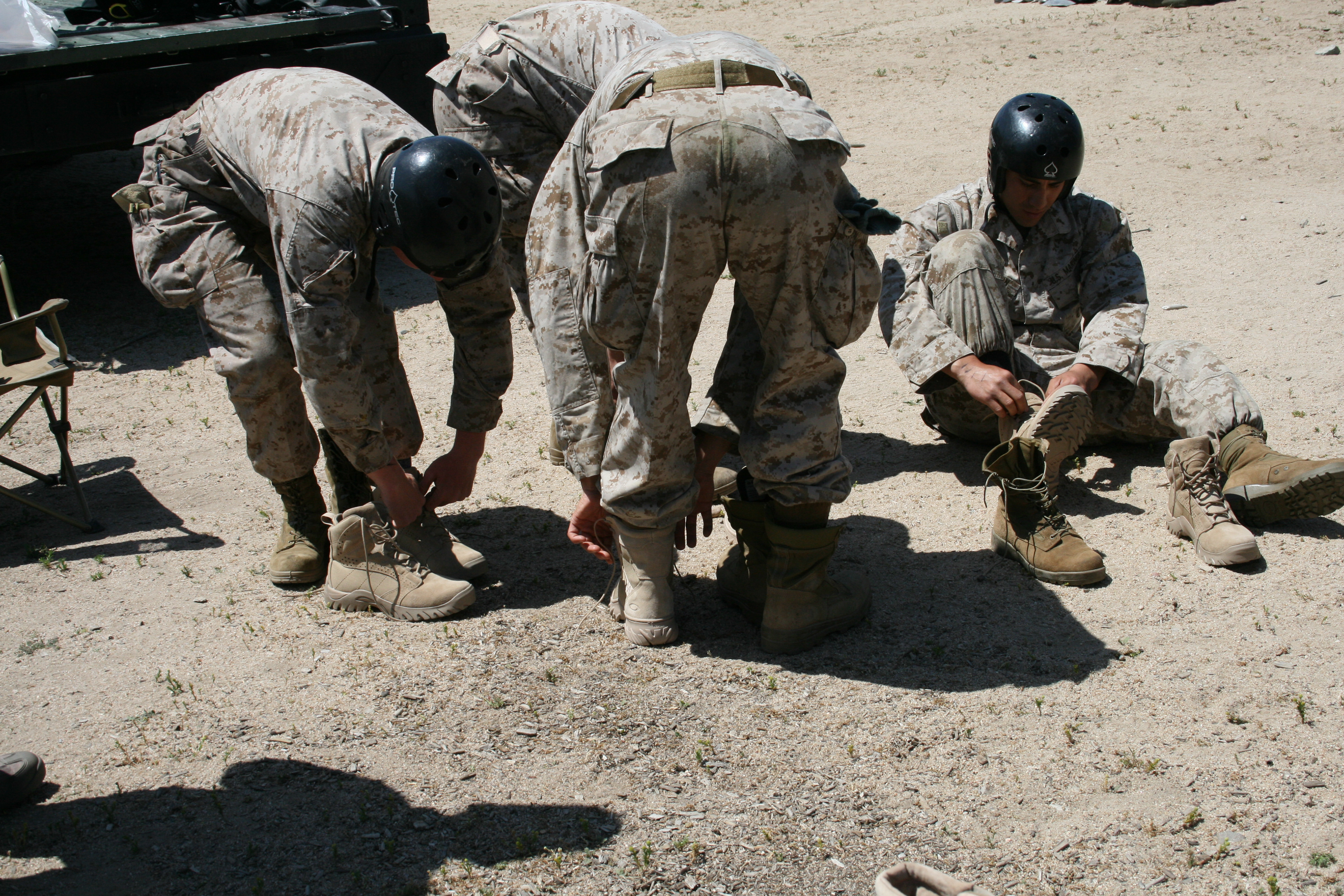 We had them do trial runs on their standard issue boots.