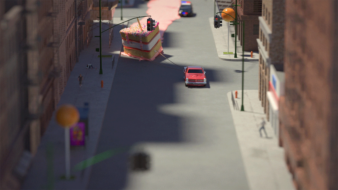 FXX Cake Car Heist Bump