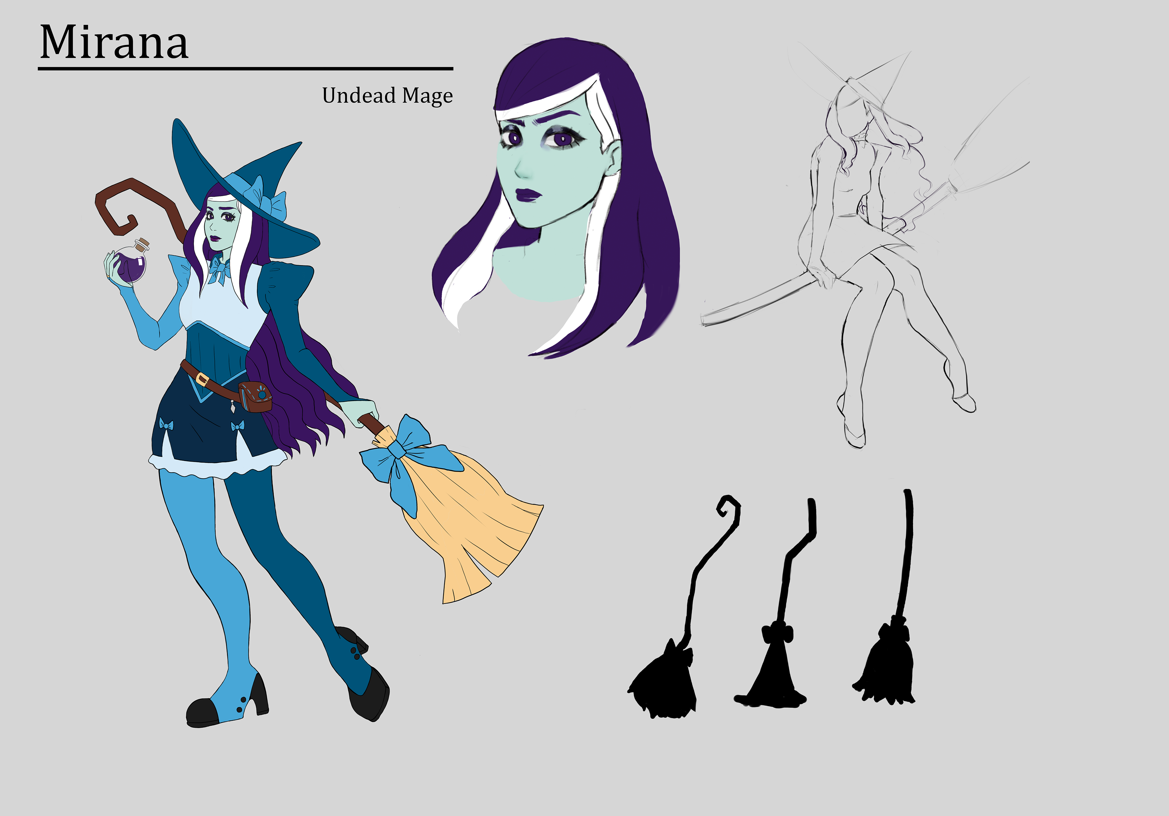 Final character for Alex Chen's Character Design class at Concept Design Academy