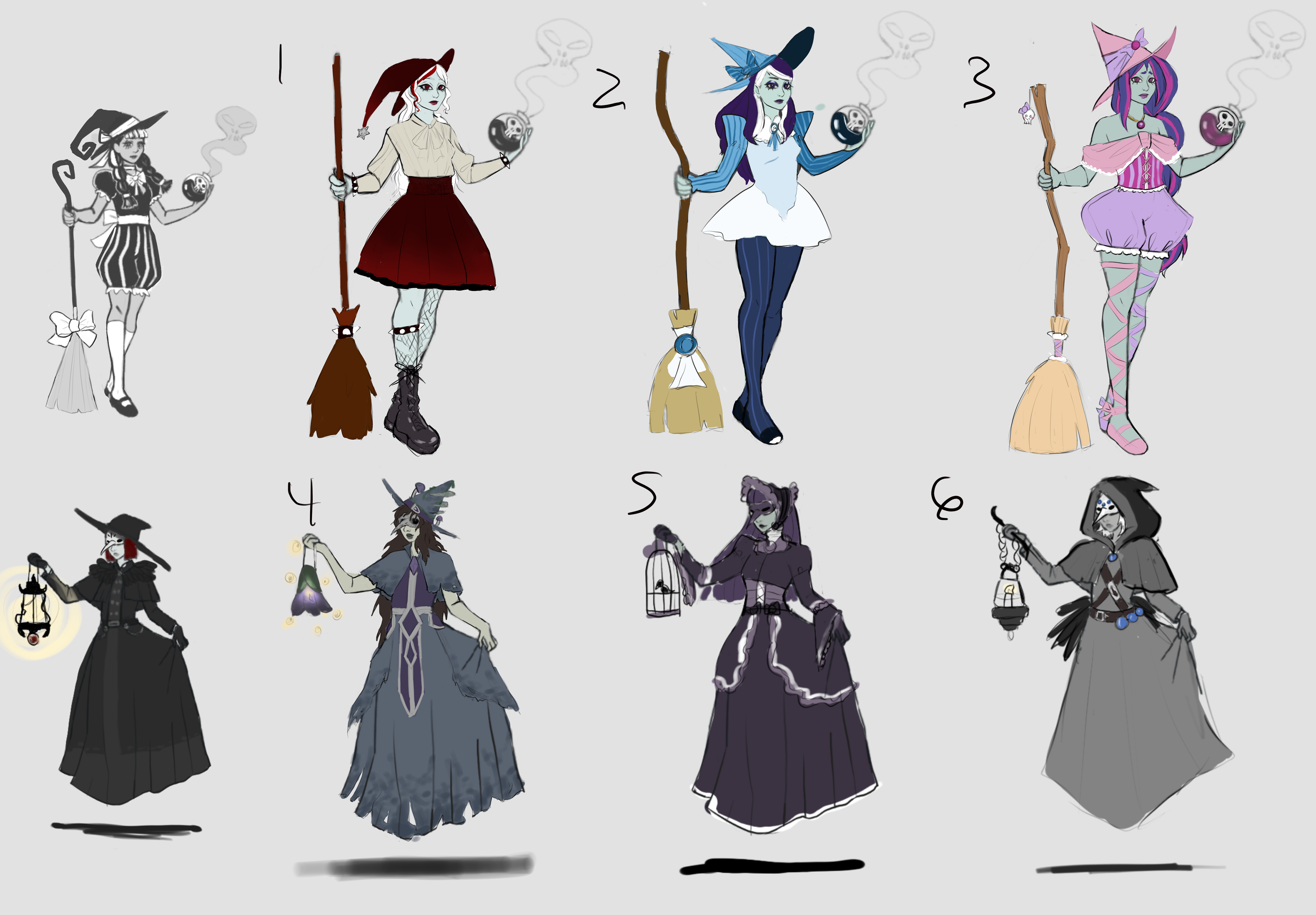 Character ideations for CDA class
