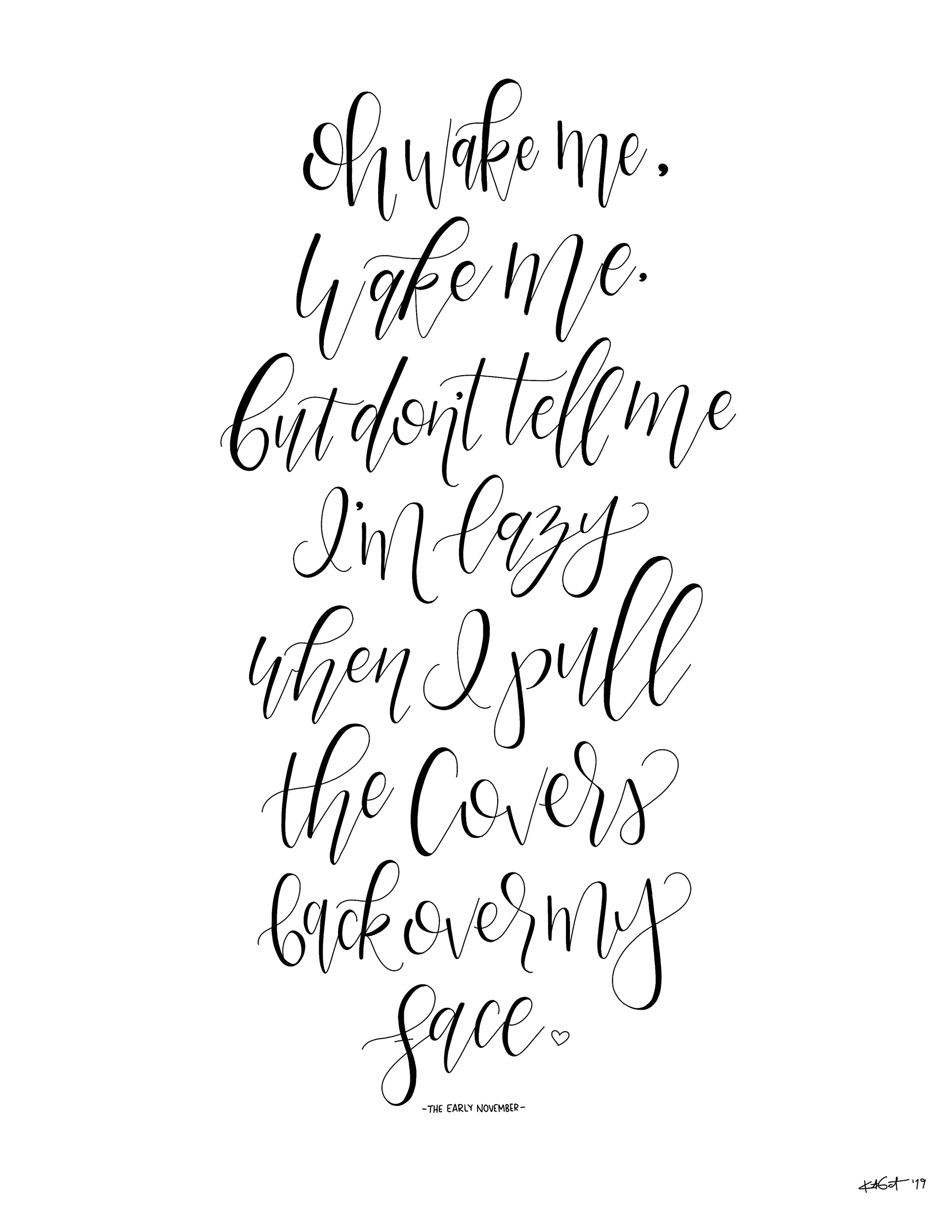 The Early November lyrics