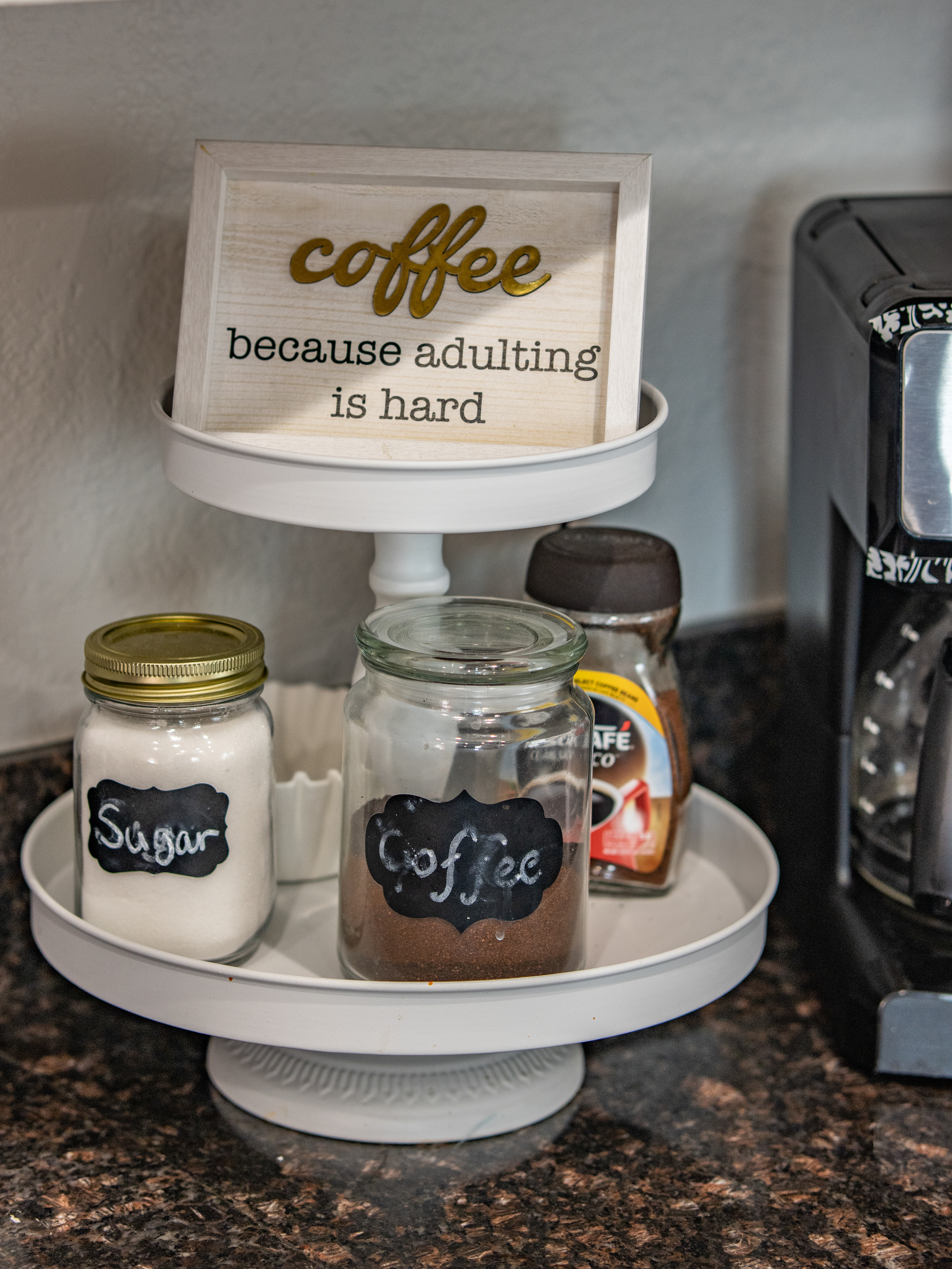 Coffee bar detail