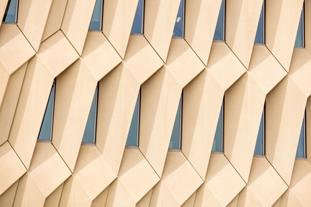 ASU Walton Center geometric facade panels, Tempe, Arizona  |  Sheet A-103