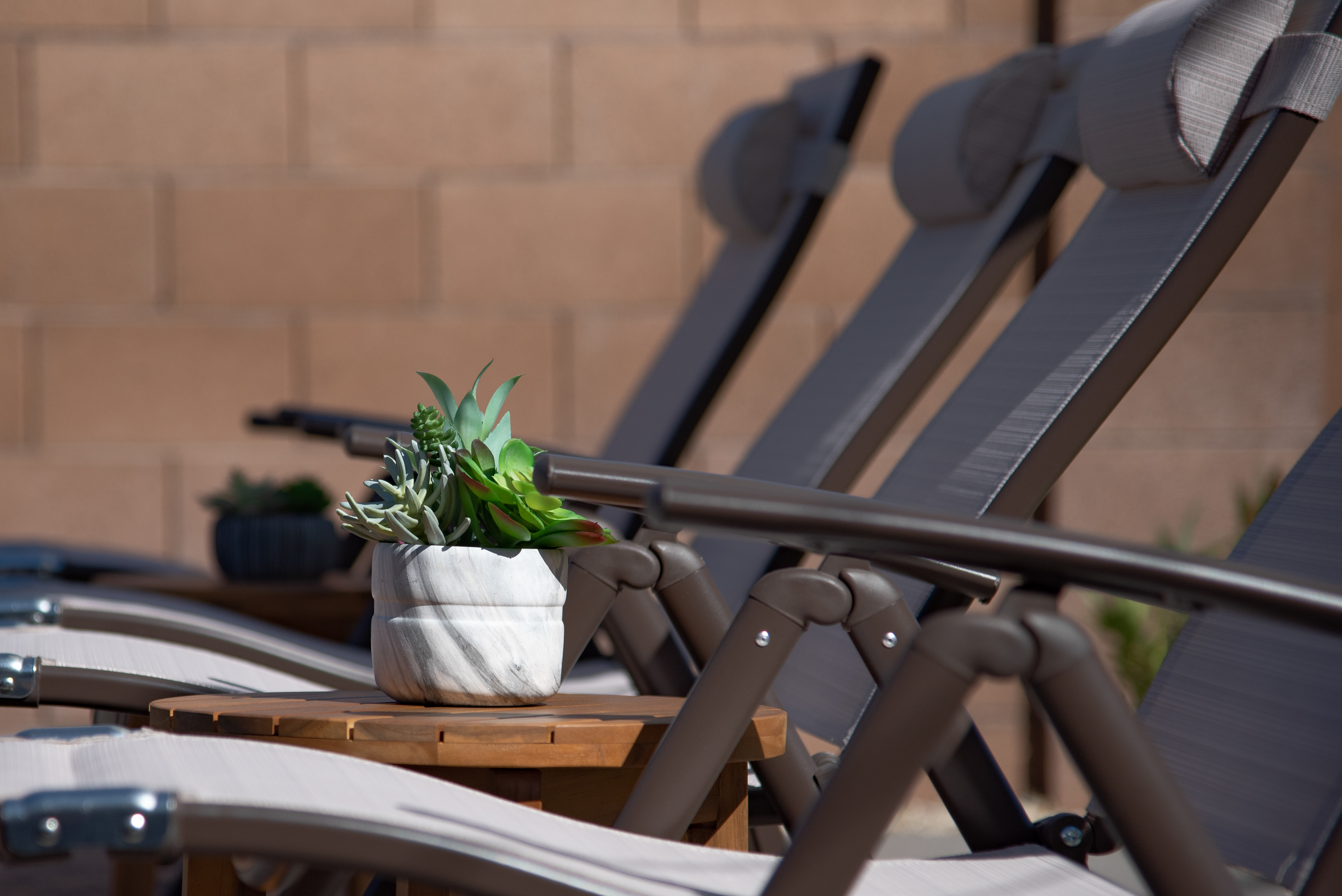 Patio lounge chairs