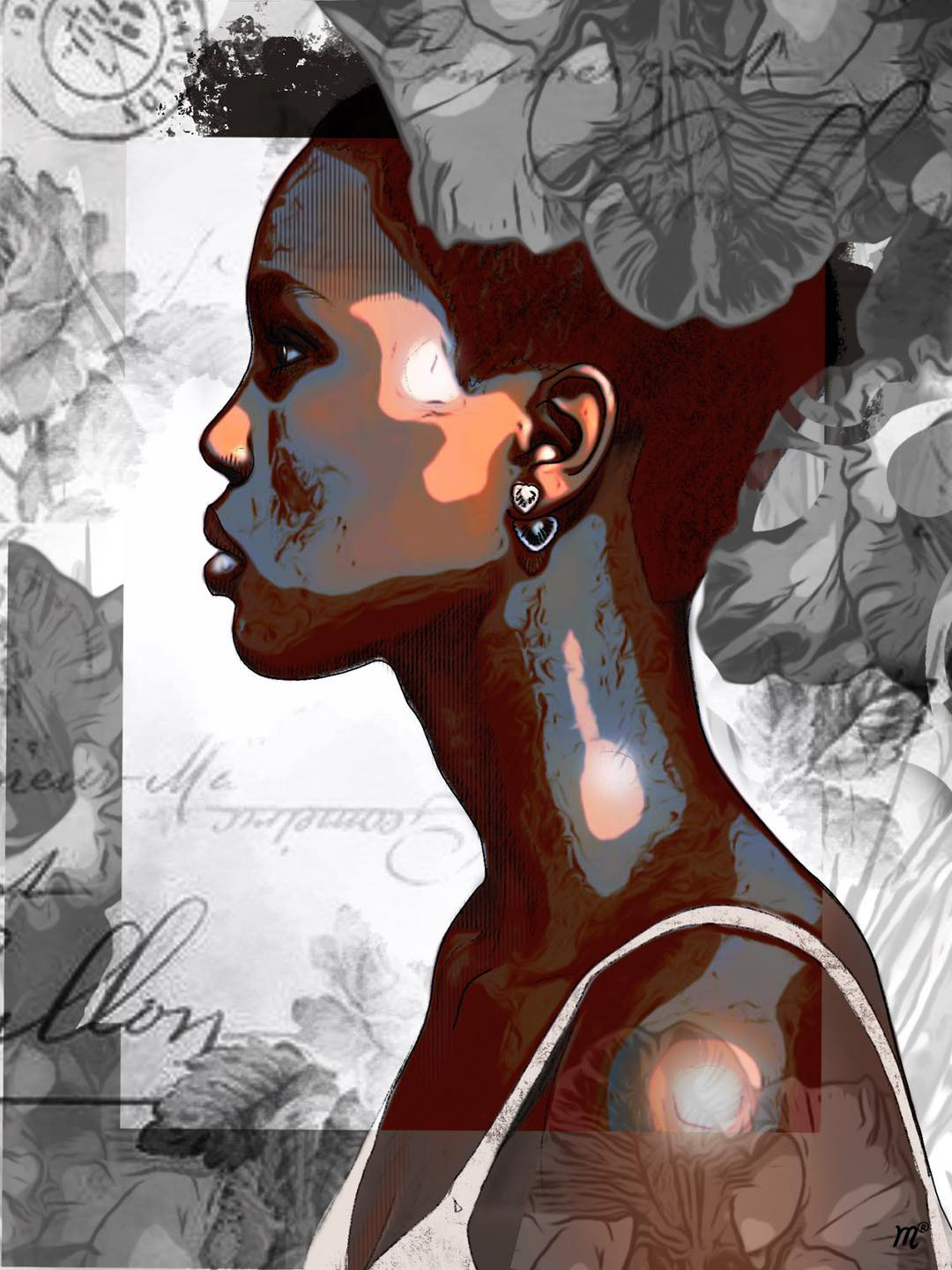 "In The Garden" | Digital Art