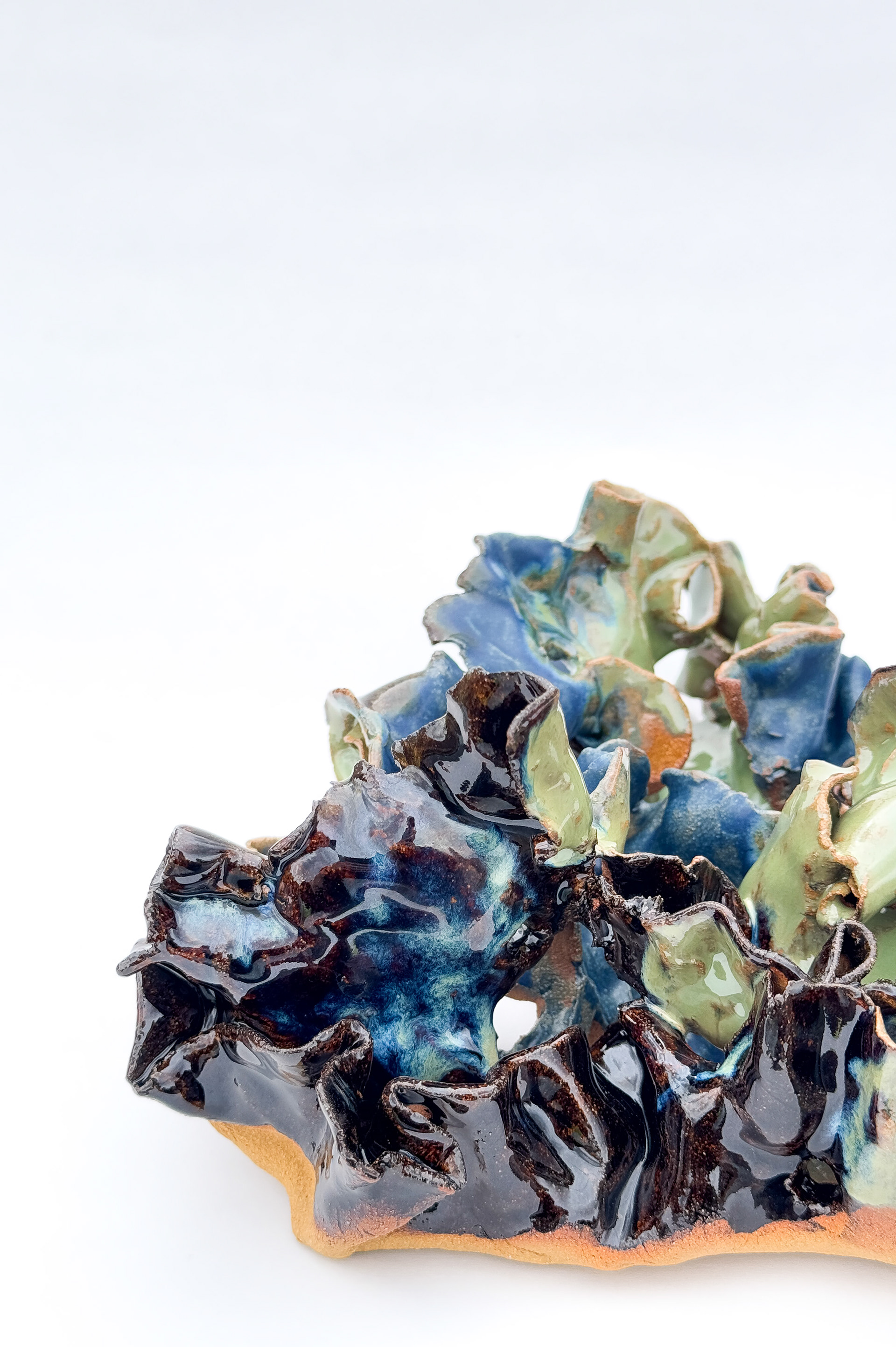 Coral Form No. 28, 2026, Stoneware & Glaze, 9.5"x 10"x4.5"