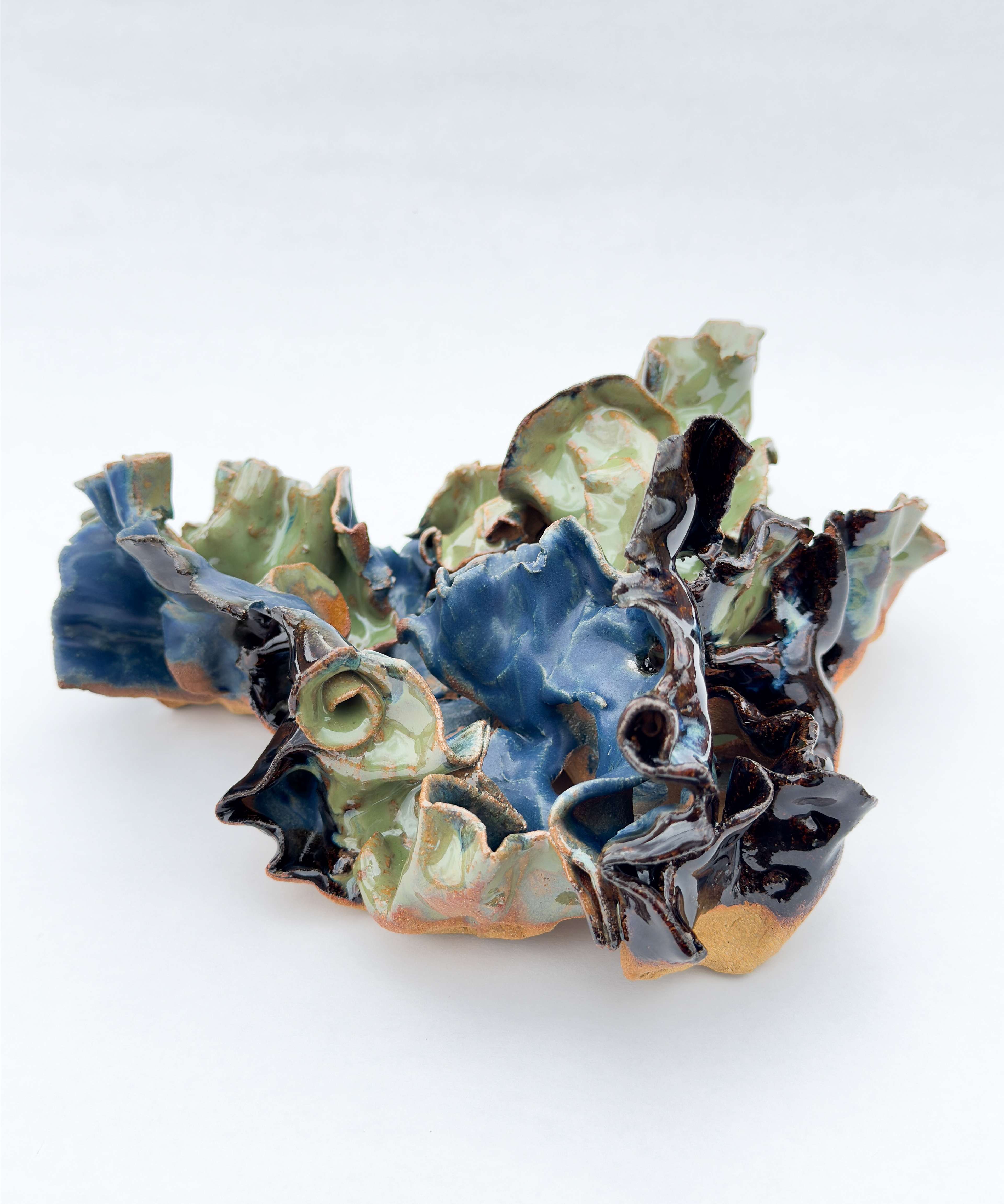 Coral Form No. 28, 2026, Stoneware & Glaze, 9.5"x 10"x4.5"