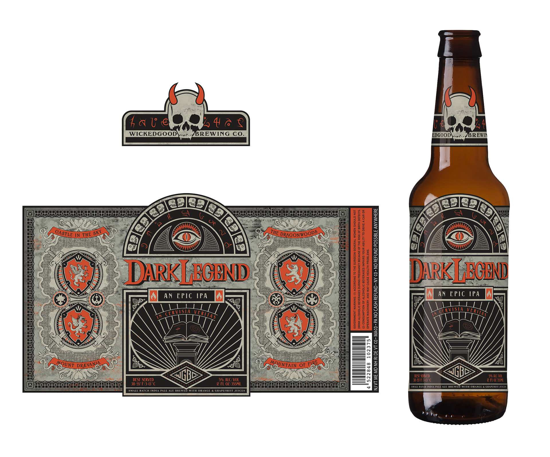 Dark Legend Epic IPA Label