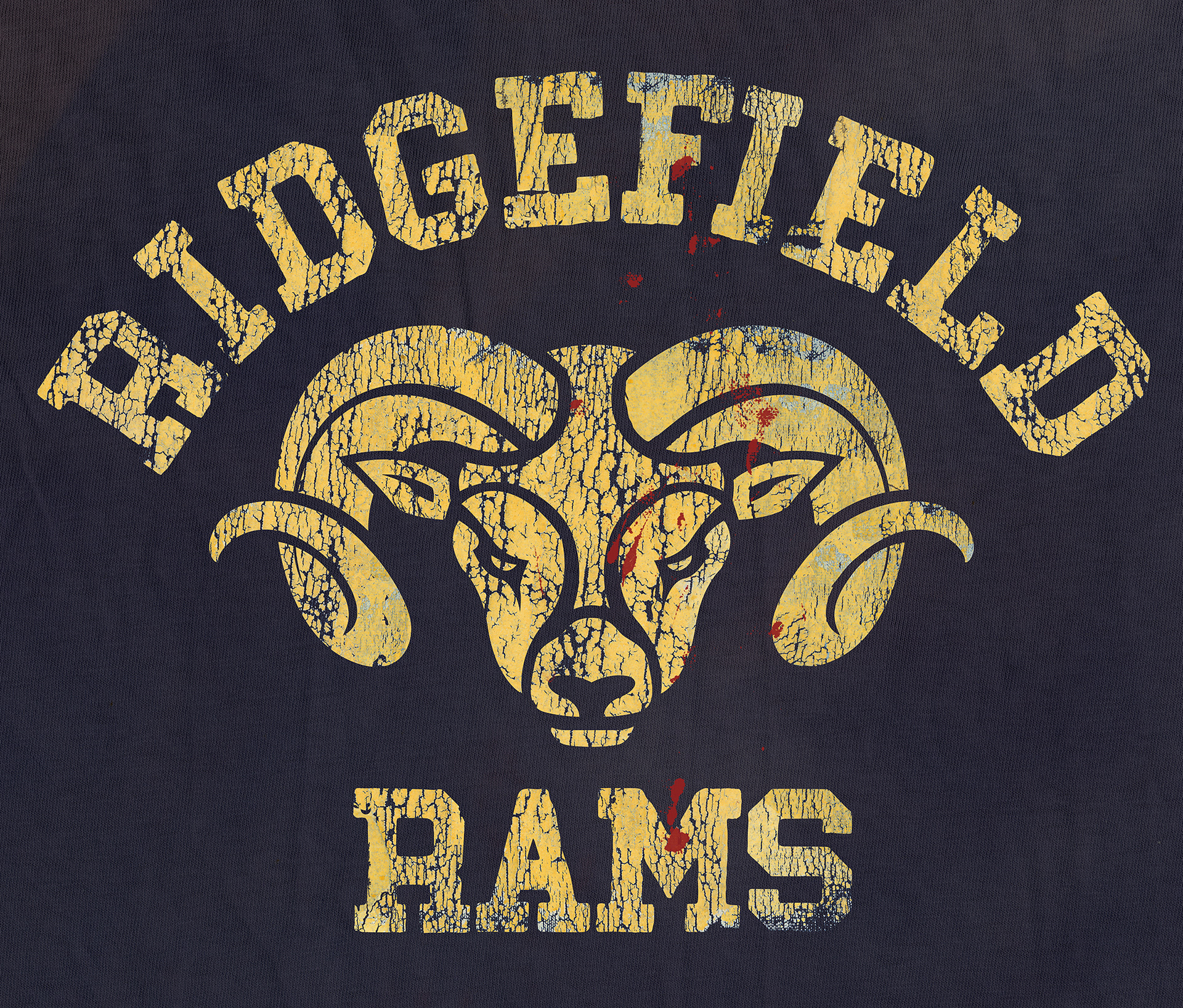 Ridgefield Rams Flocked Graphic