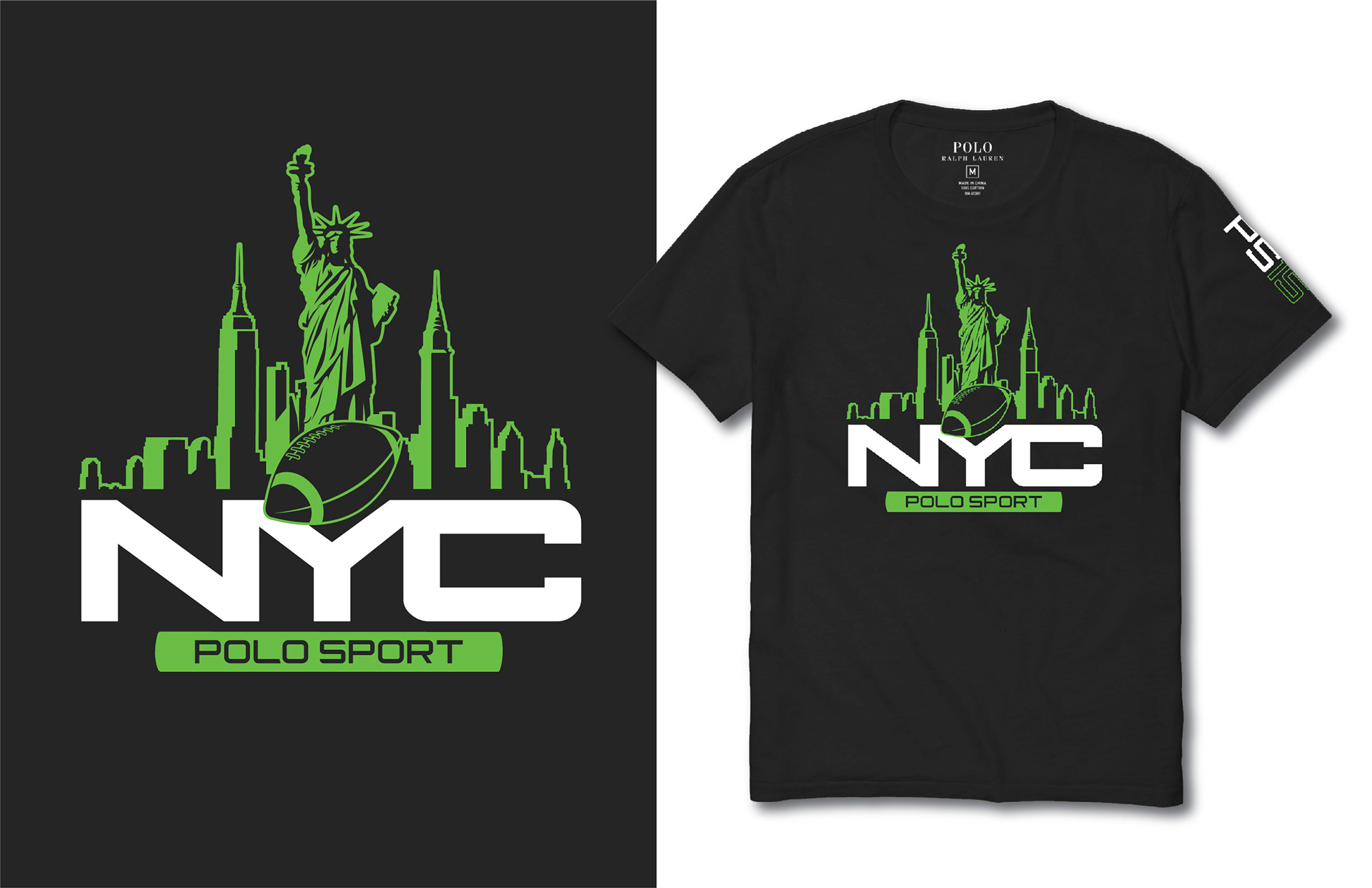 Polo Sport NYC Skyline Tee