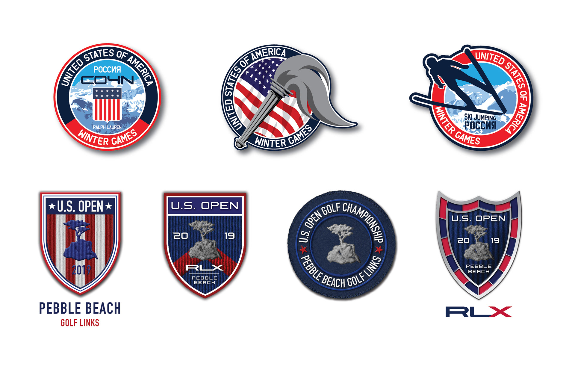 Sochi Olympics Patches