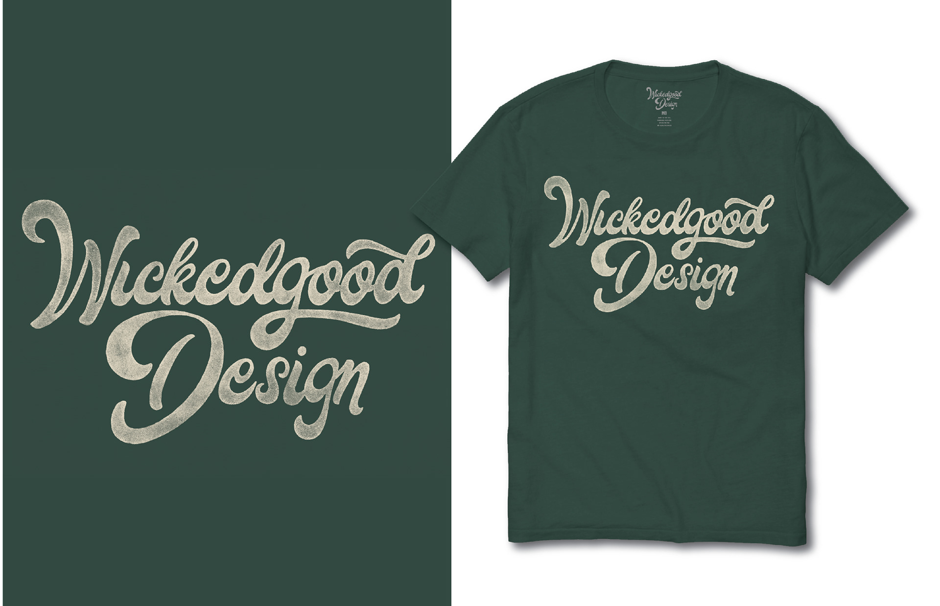 Wickedgood Design Script Graphic Tee