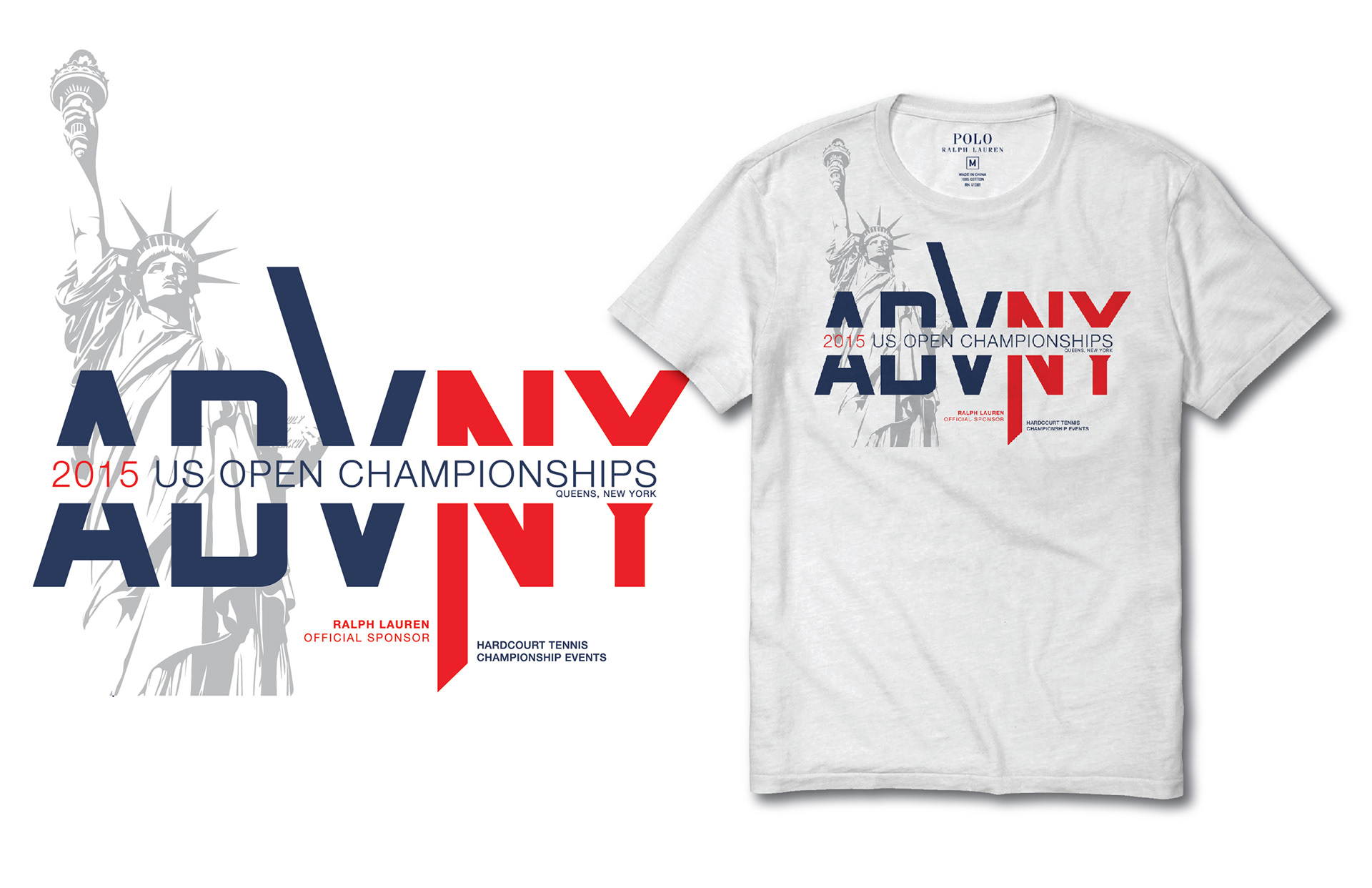 US Open 2015 ADV/NY Tee
