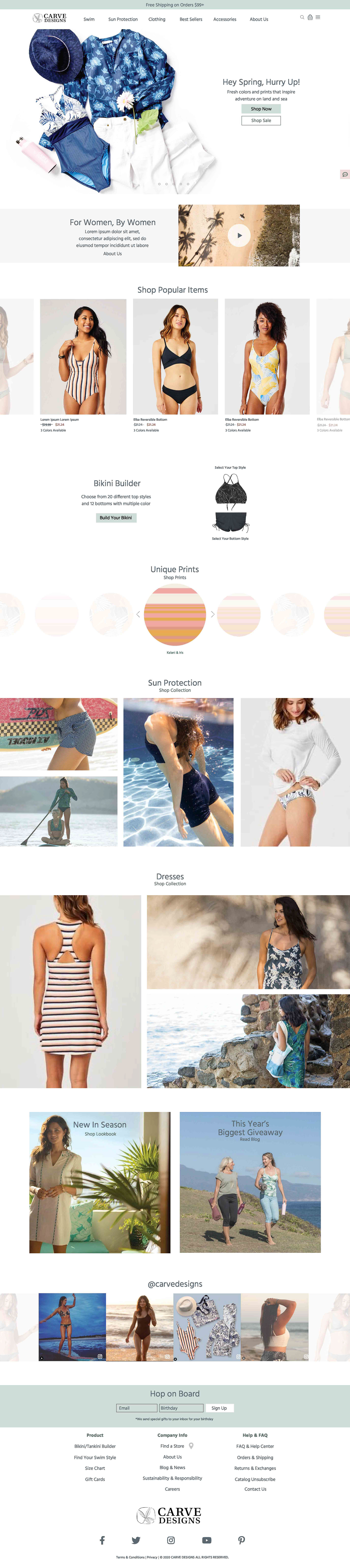 homepage first round