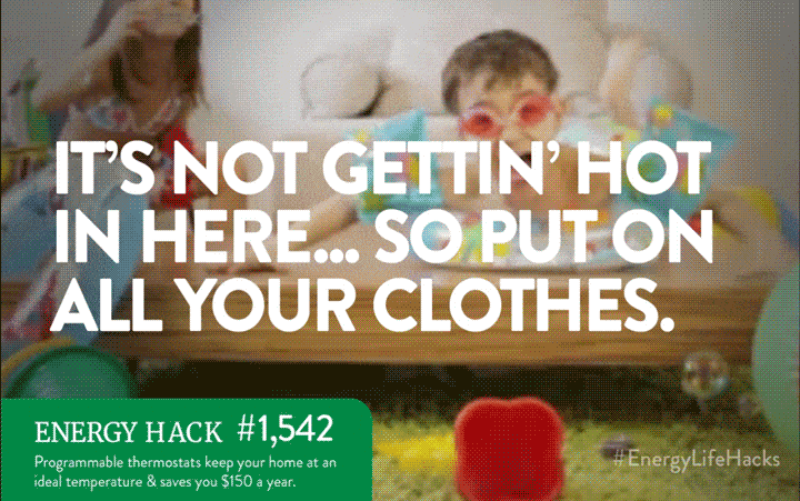 energy hack social post series