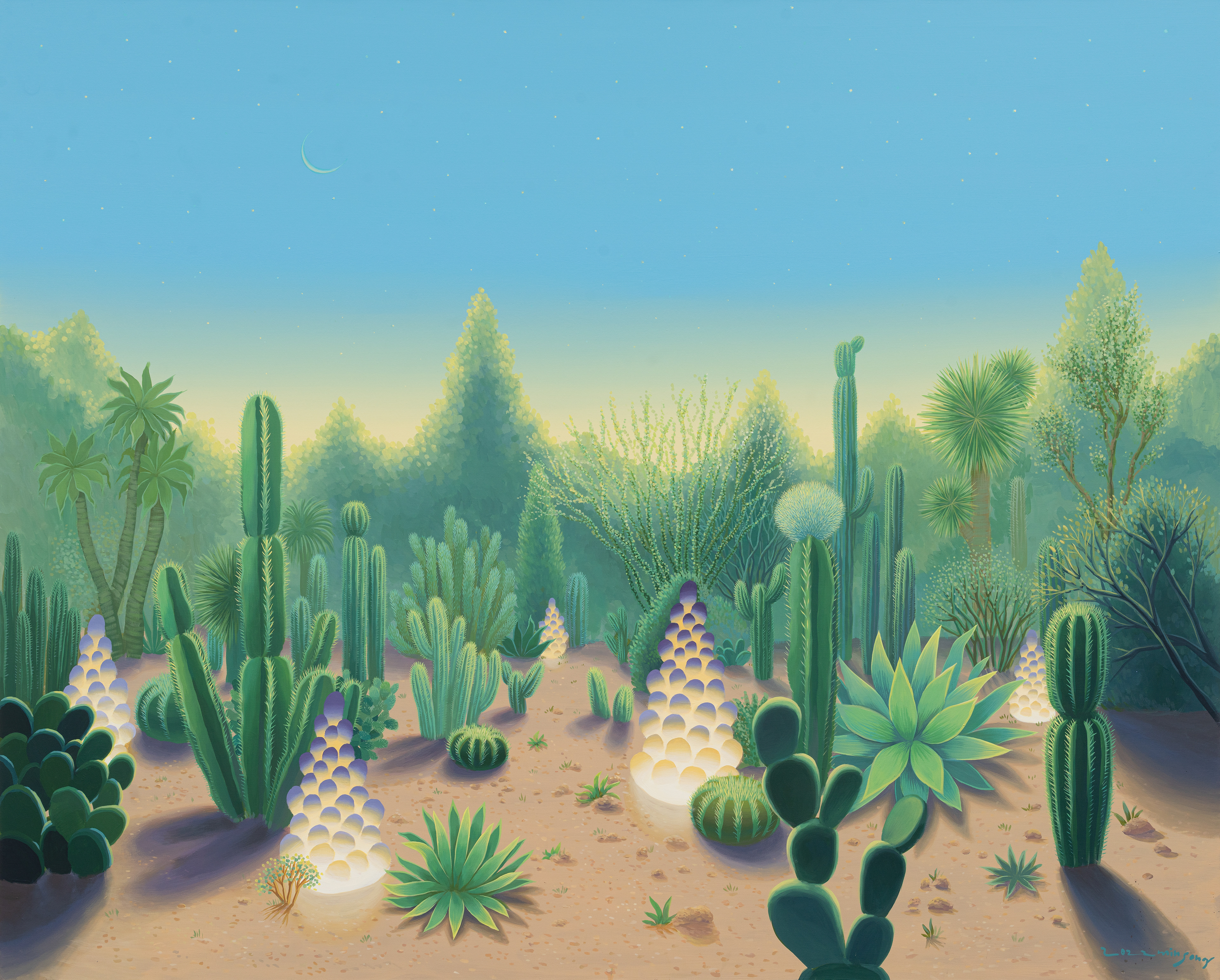 사막정원(Desert Garden)_acrylic on canvas_162.5x130cm_2022